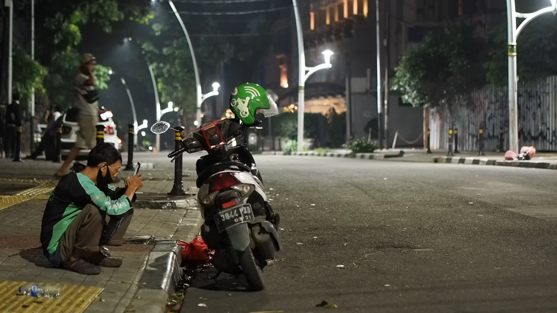 Indonesia: Early morning in the capital city