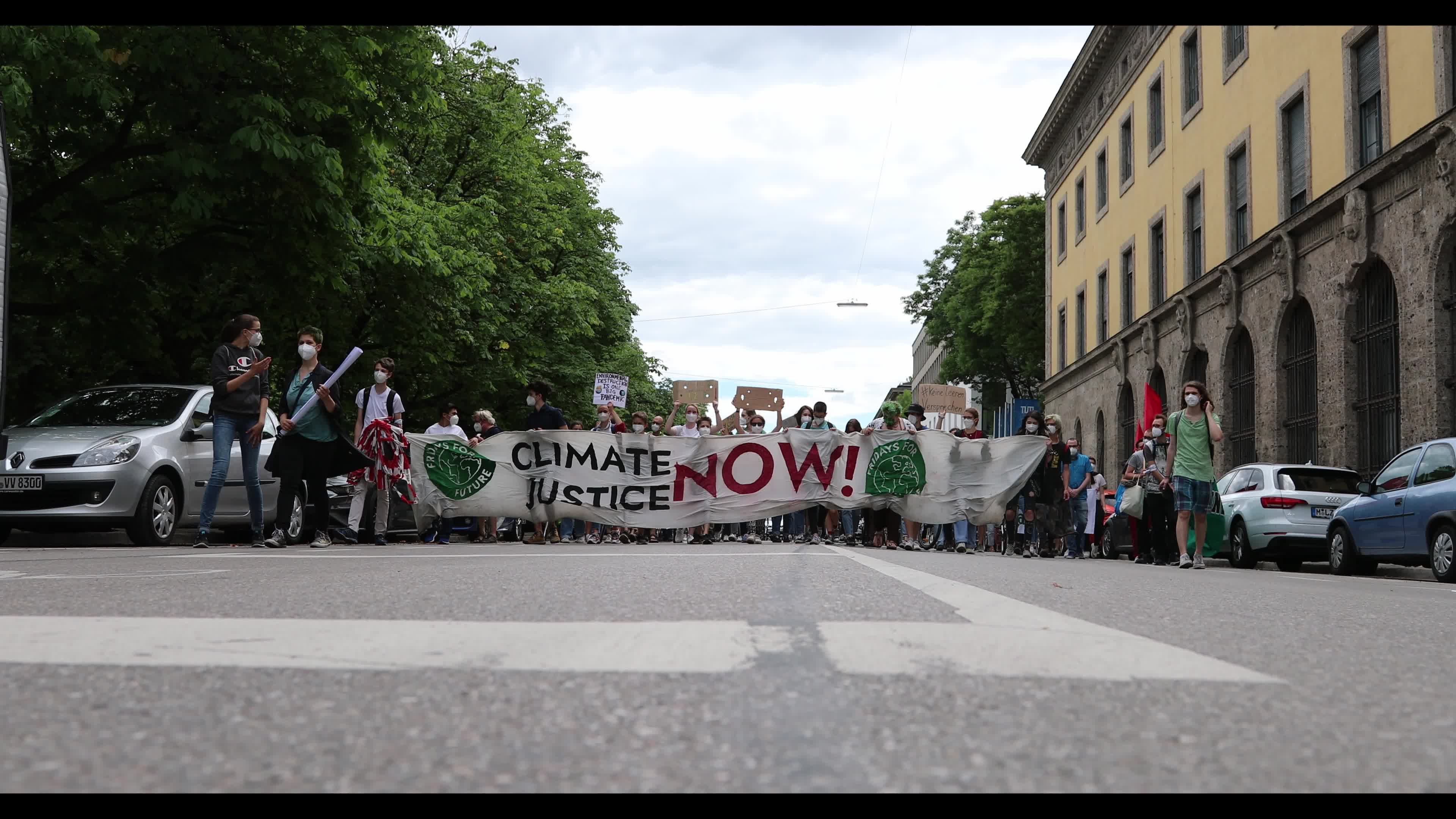 Fridays for Future protests for real climate protection in Munich