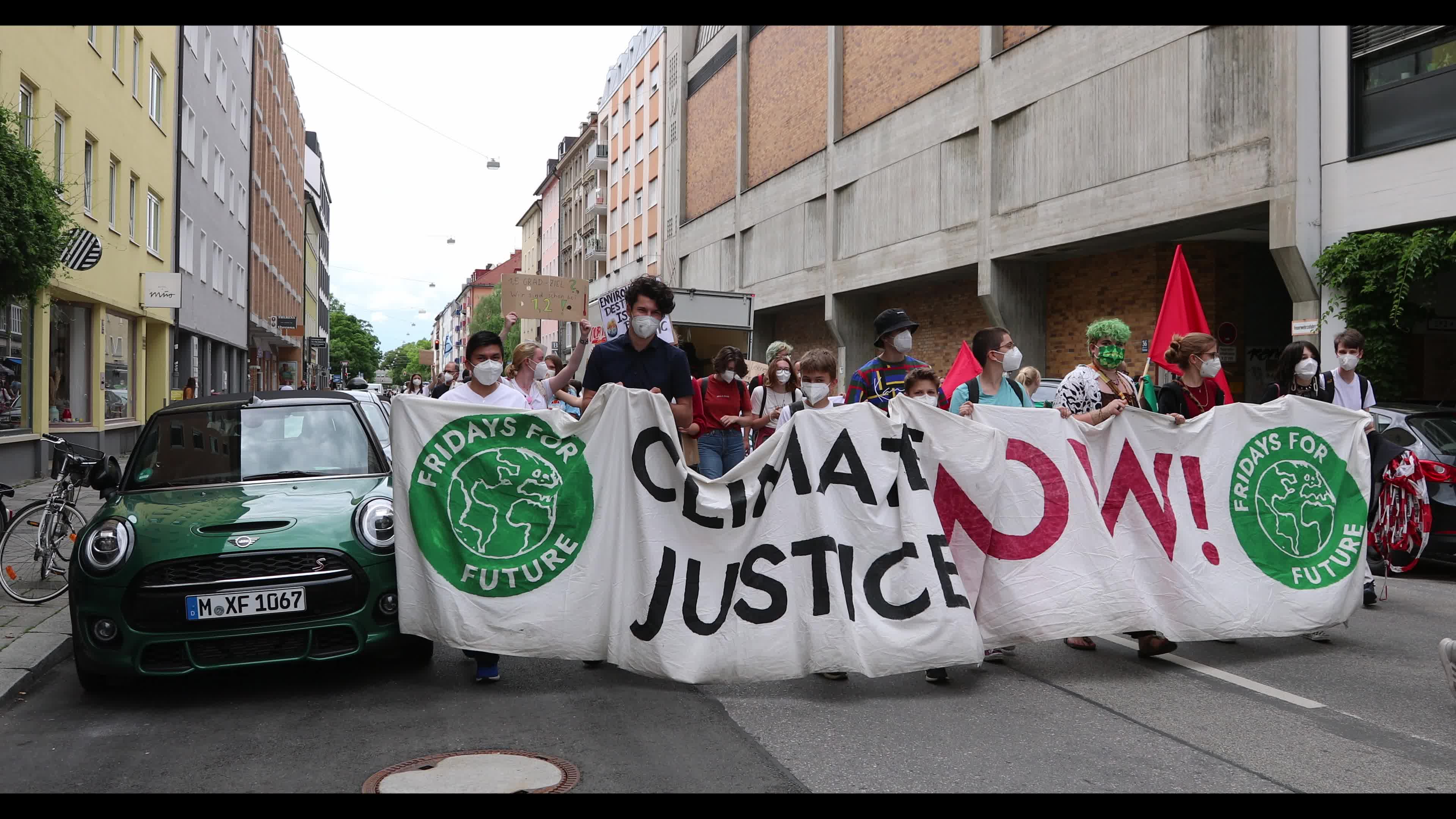 Fridays for Future protests for real climate protection in Munich