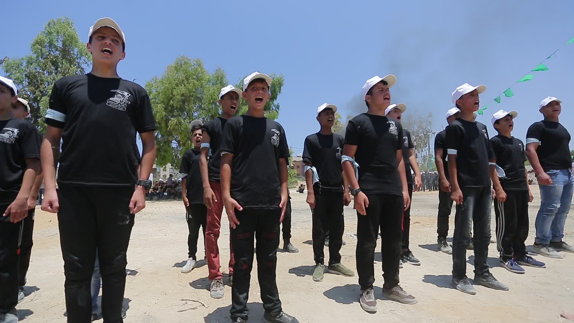 Islamic Jihad organizes a summer military camp for youth in Gaza