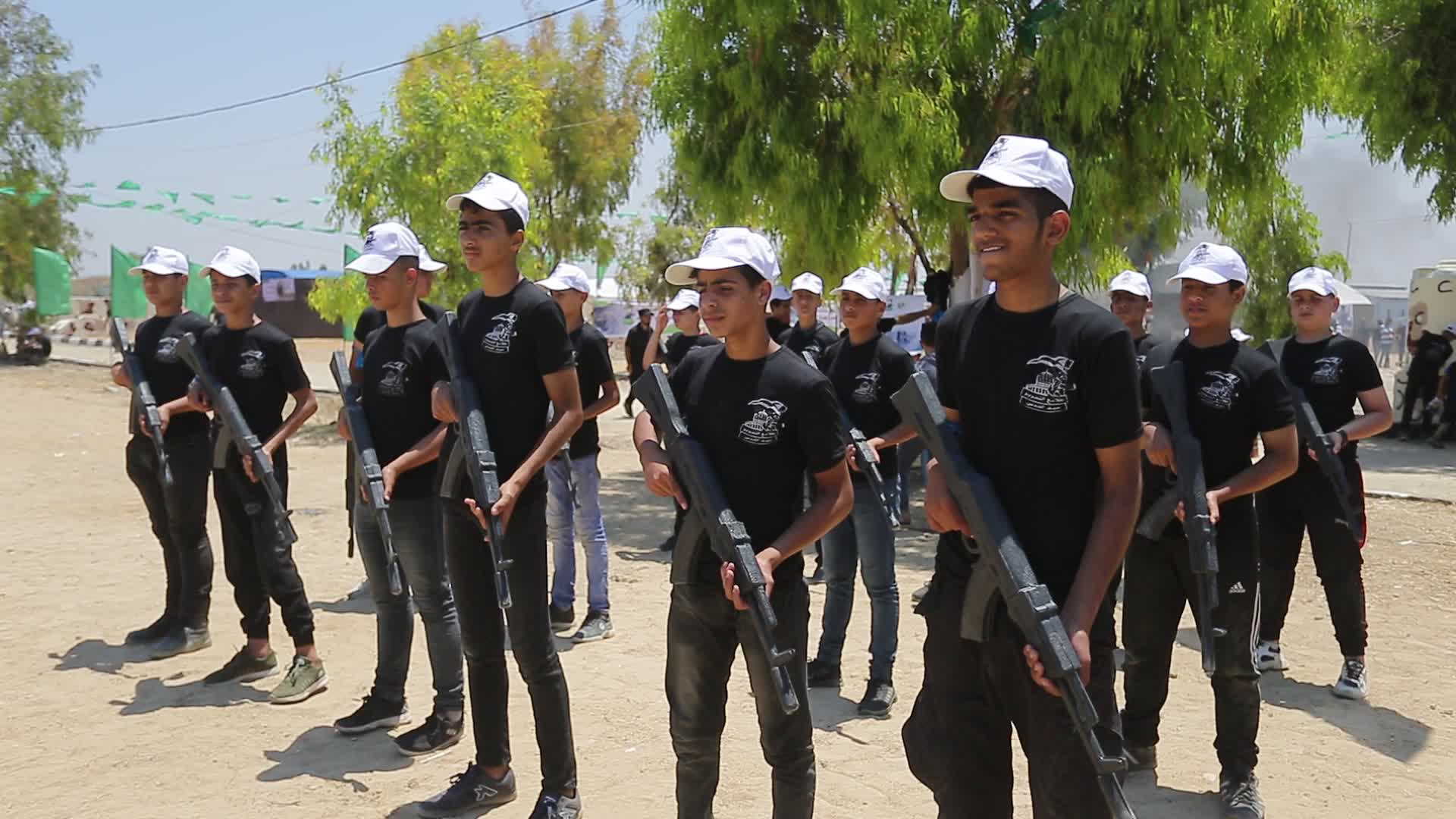 Islamic Jihad organizes a summer military camp for youth in Gaza