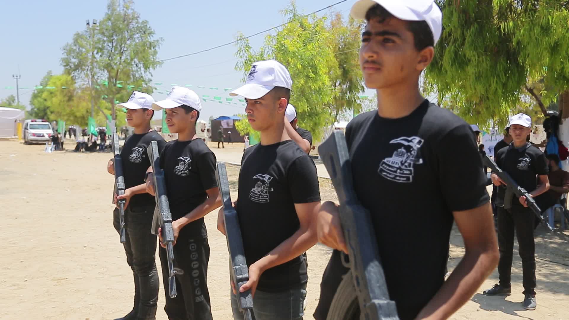 Islamic Jihad organizes a summer military camp for youth in Gaza