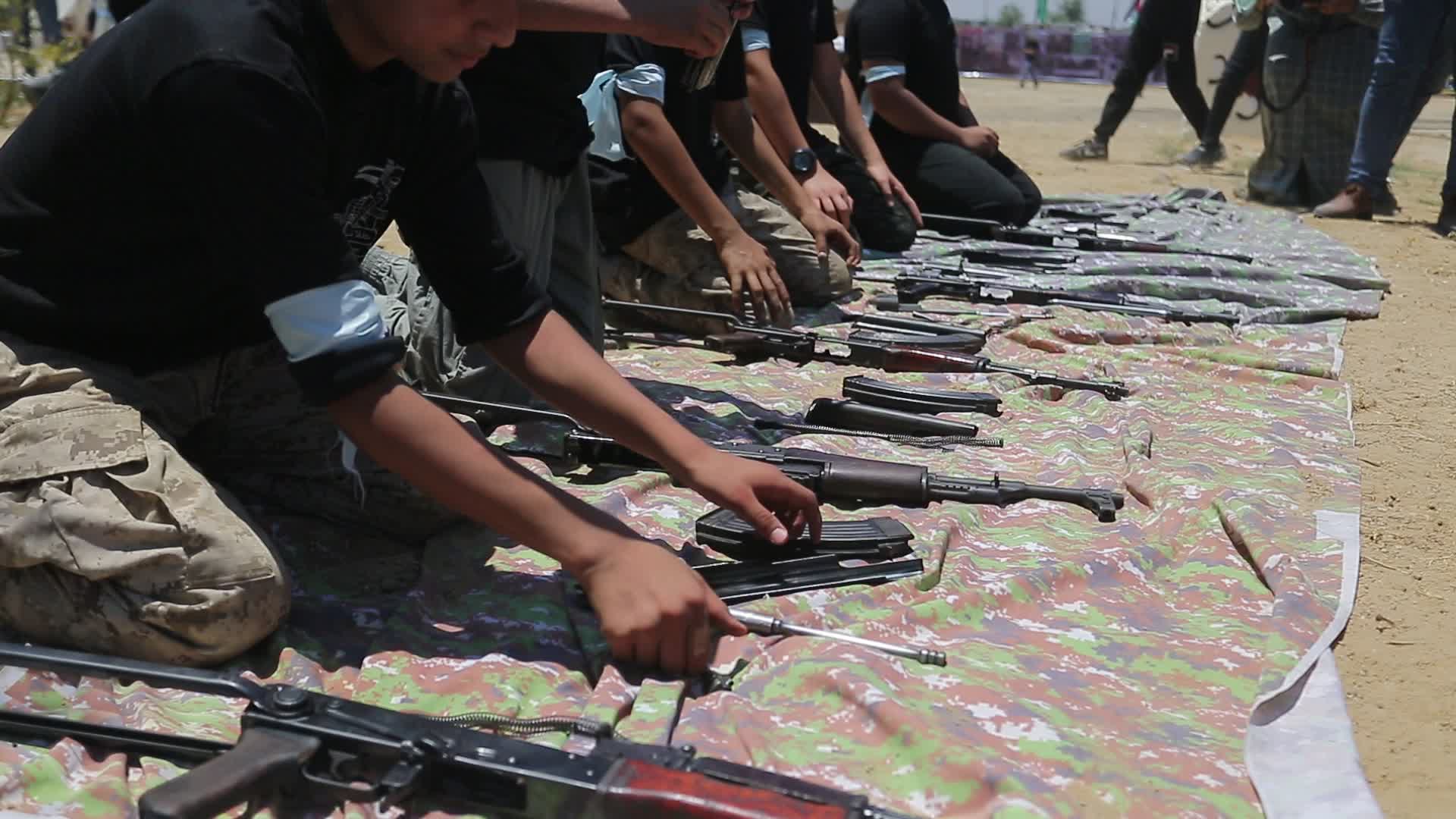 Islamic Jihad organizes a summer military camp for youth in Gaza