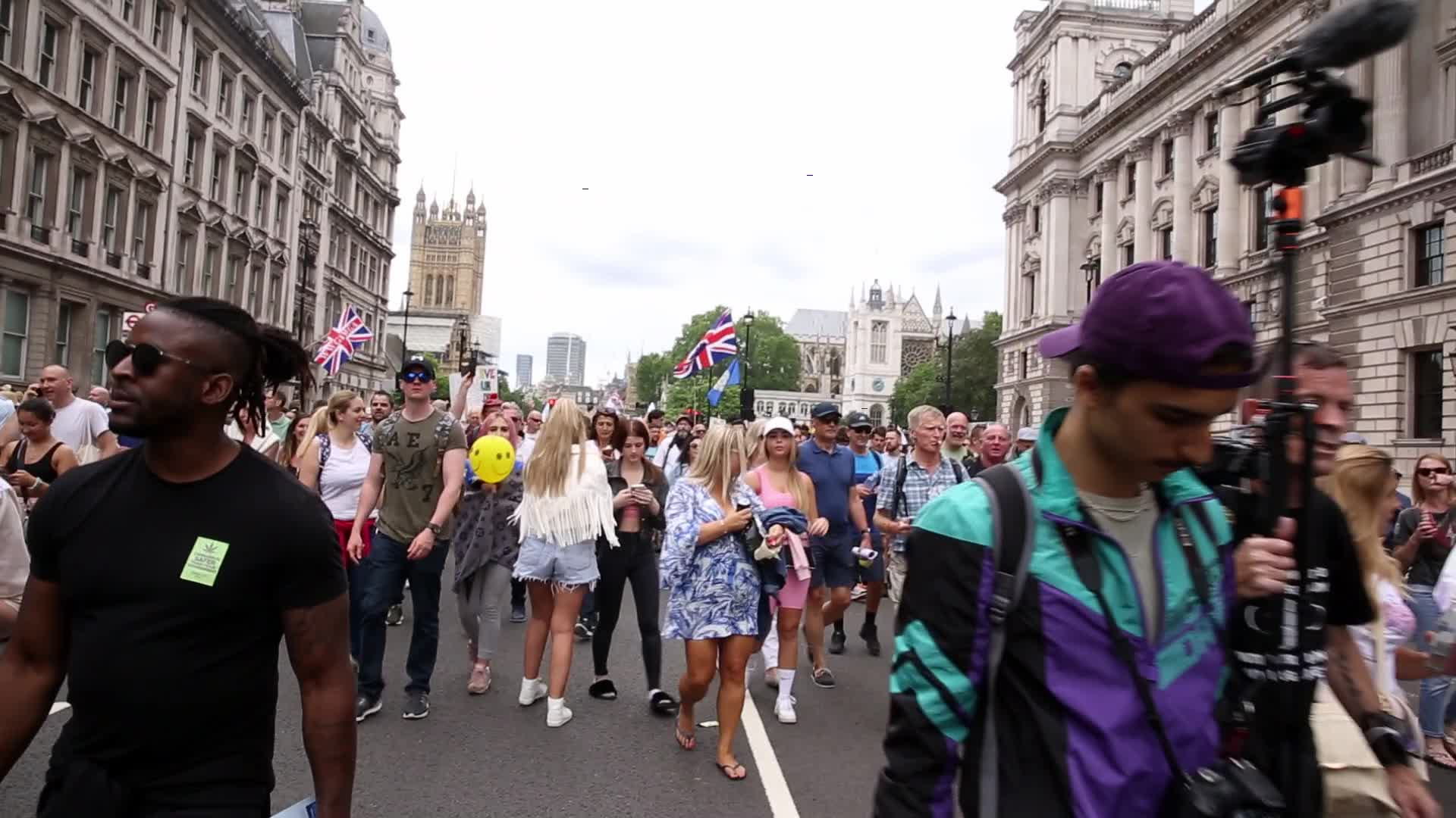 Anti-Lockdown protests in London