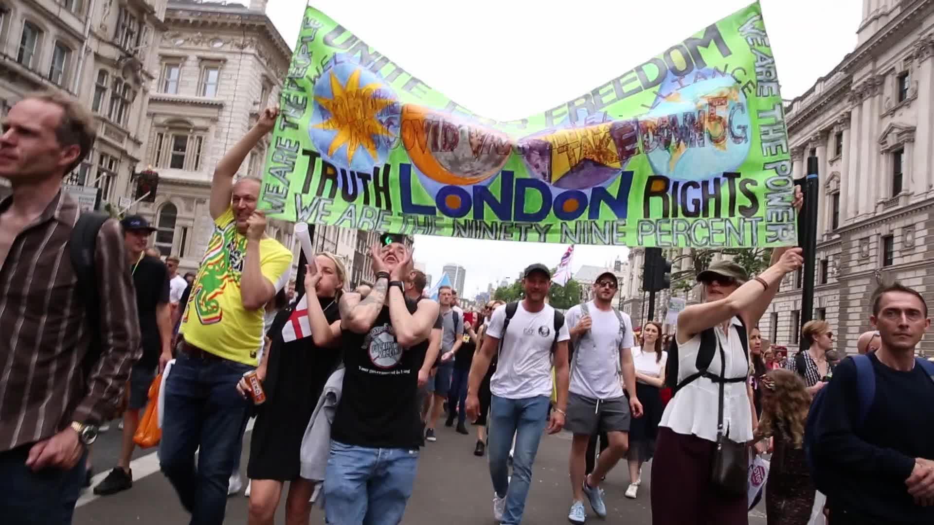 Anti-Lockdown protests in London