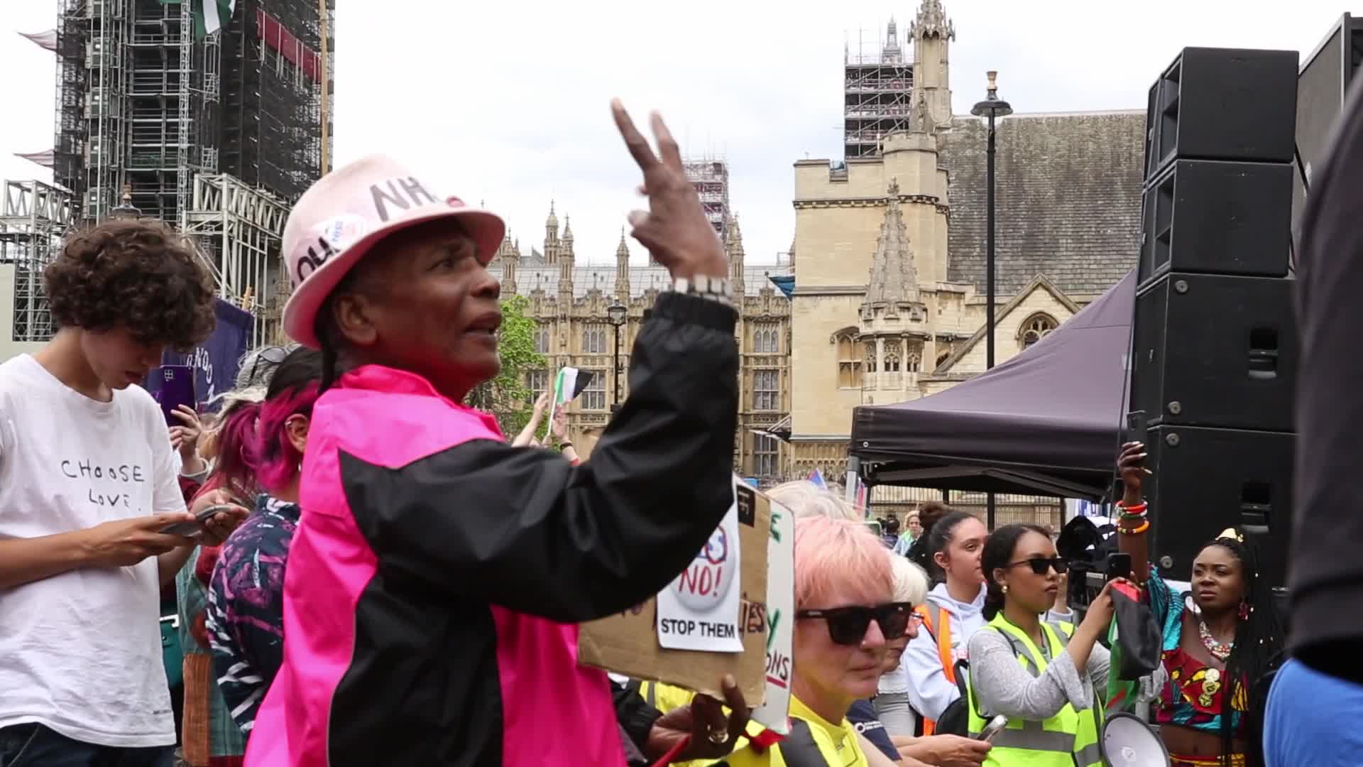 Anti-Government protests in London