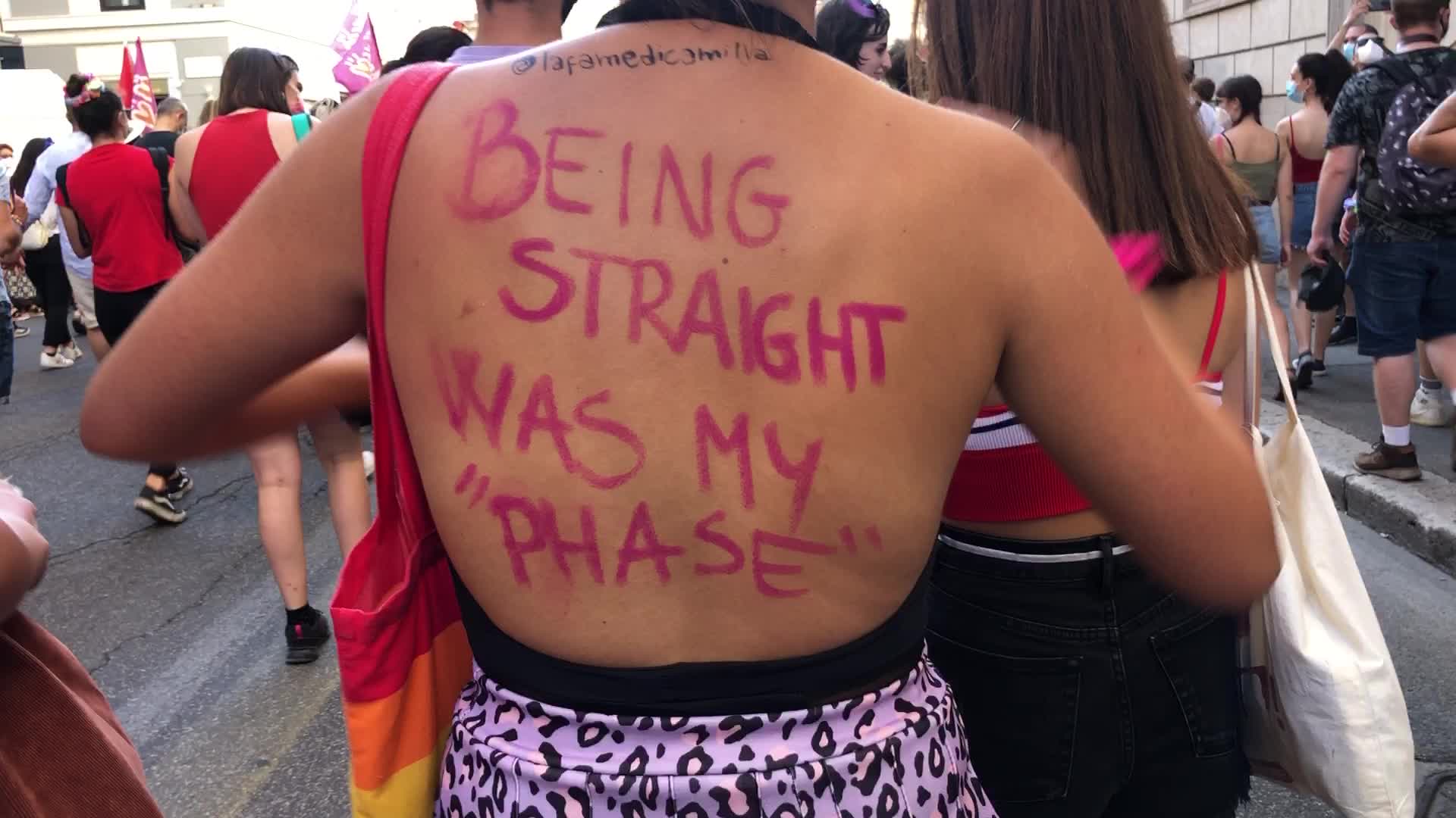 Rome Pride March in support to LGBTQ rights