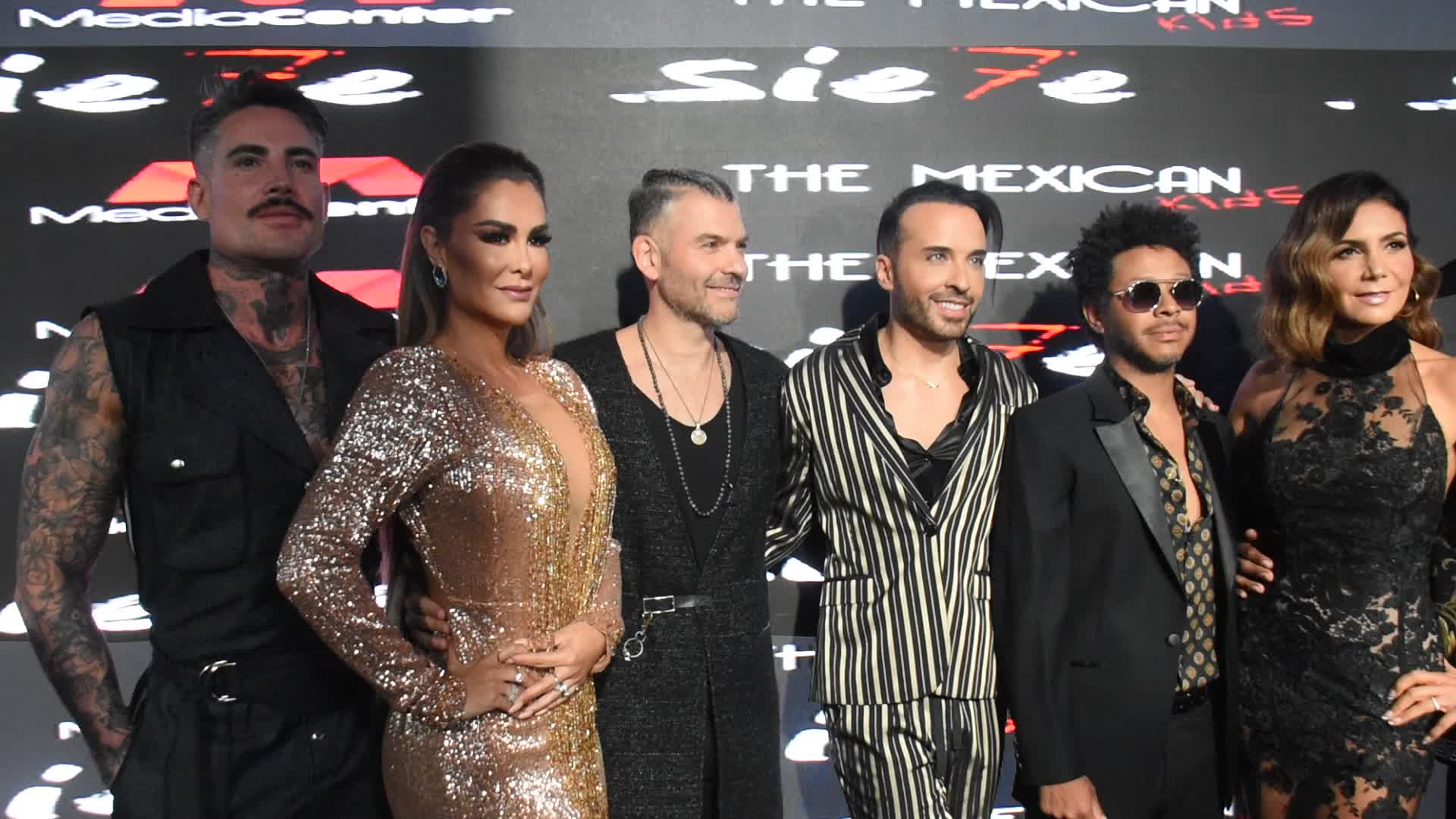 The Musical Siete Red Carpet In Mexico