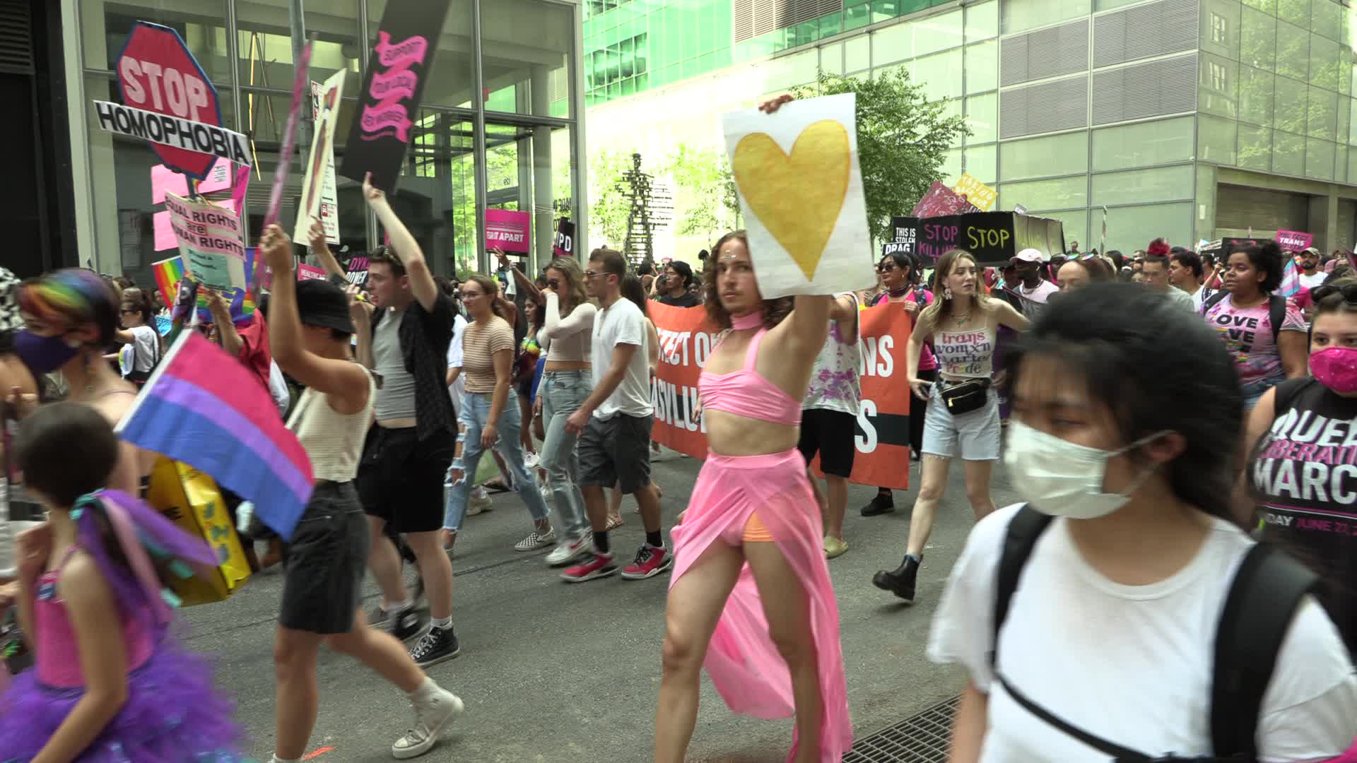 NYC: Queer Liberation March for Pride 2021