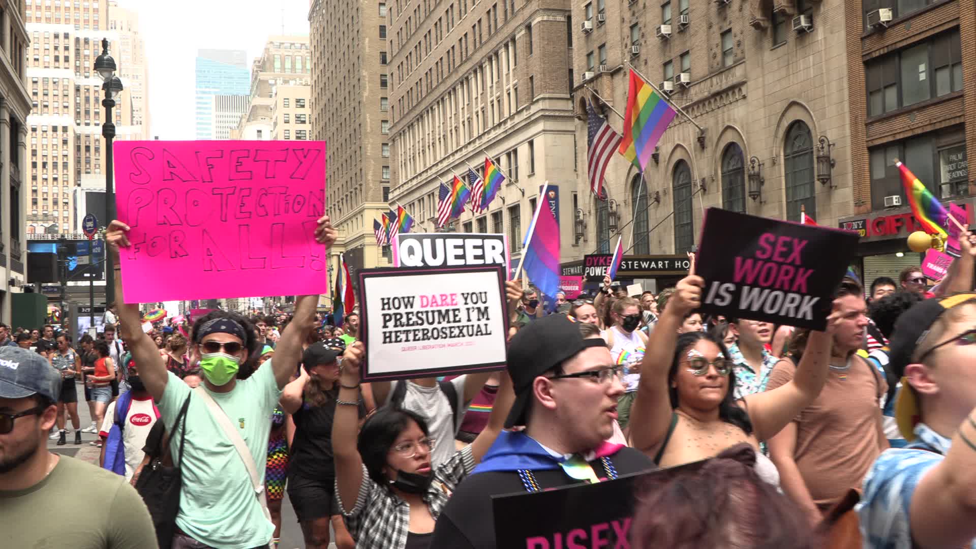 NYC: Queer Liberation March for Pride 2021