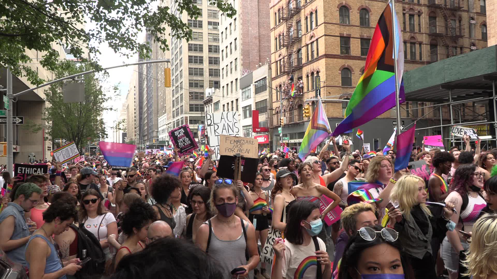NYC: Queer Liberation March for Pride 2021