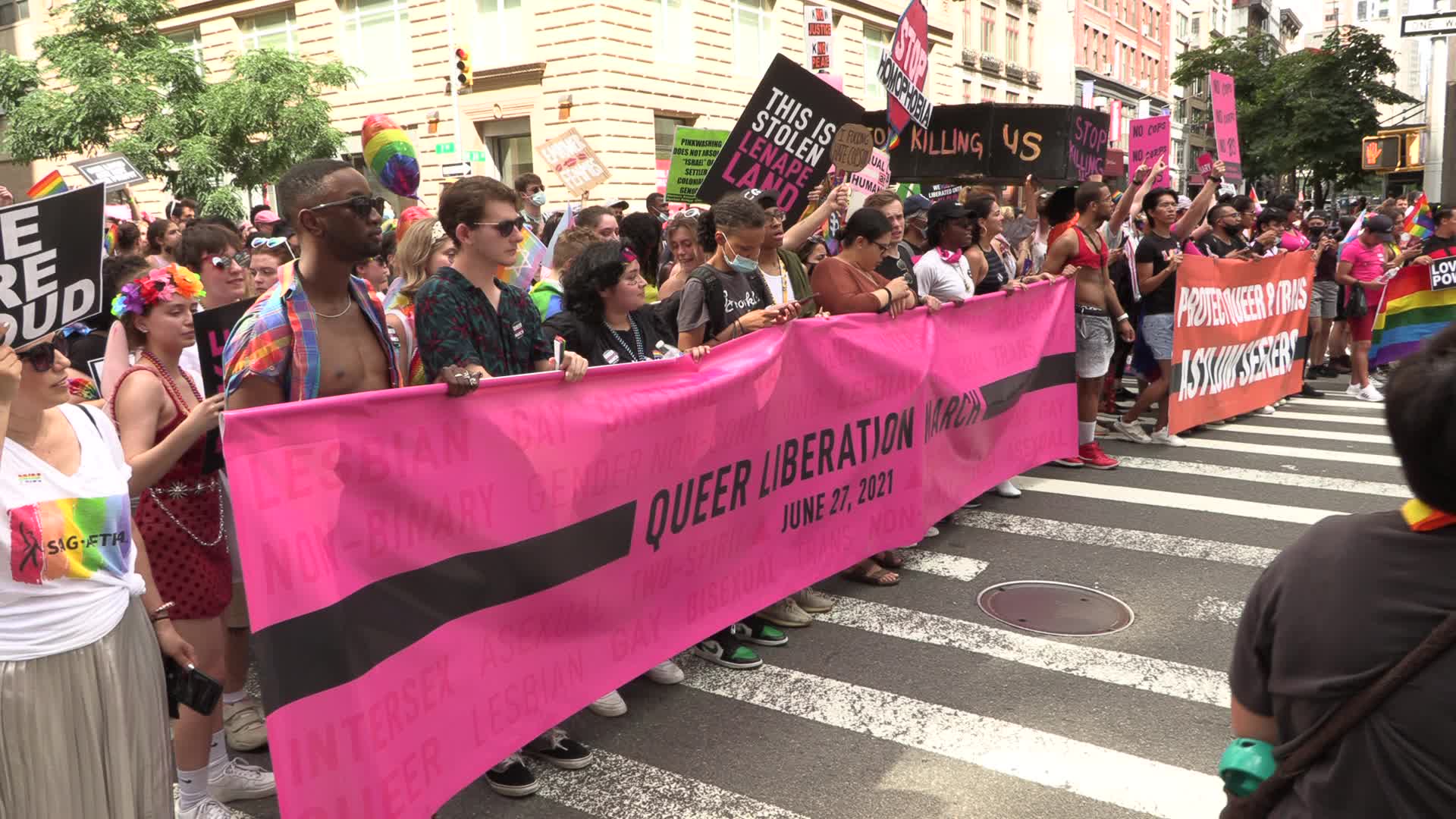 NYC: Queer Liberation March for Pride 2021