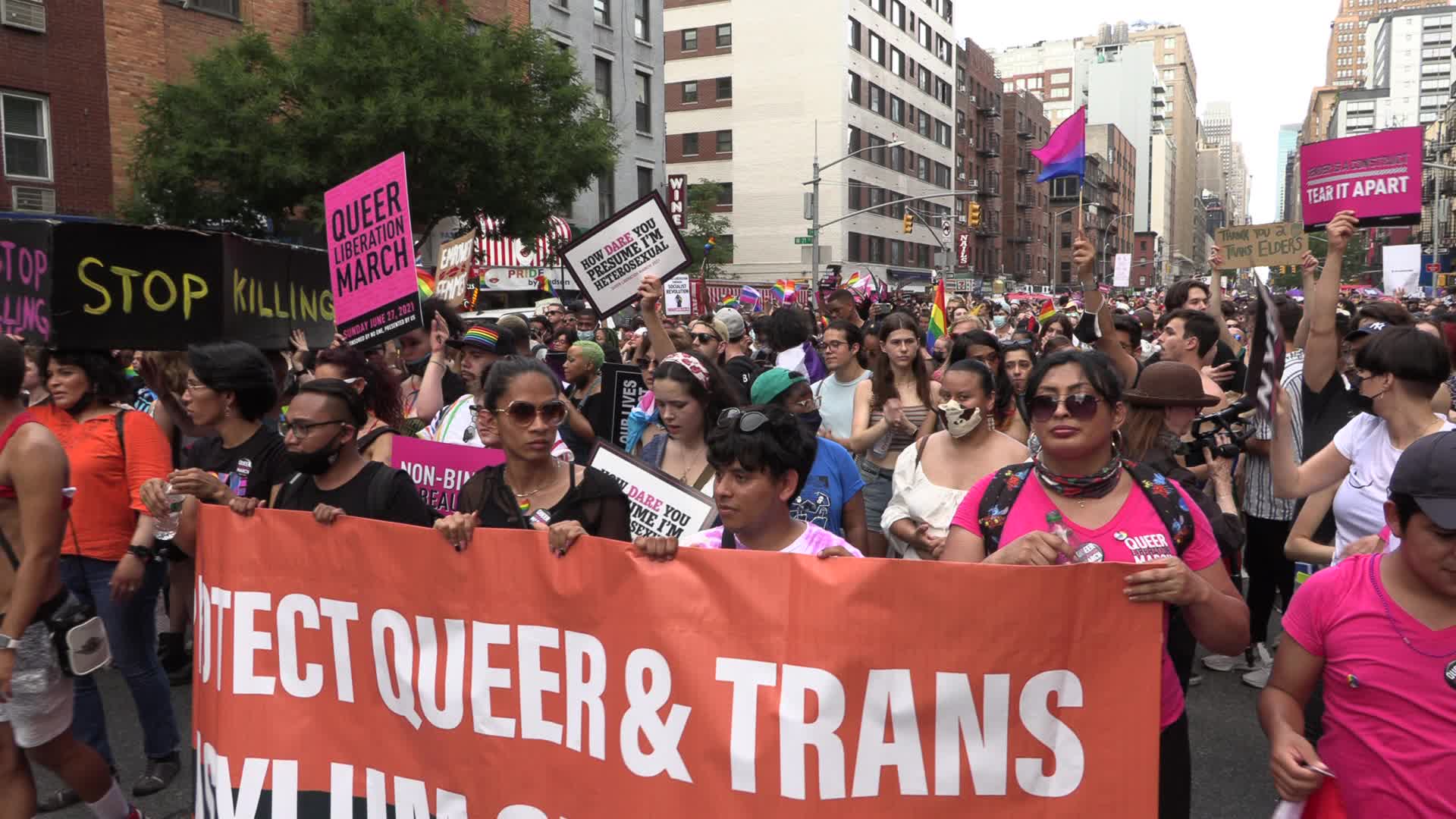 NYC: Queer Liberation March for Pride 2021