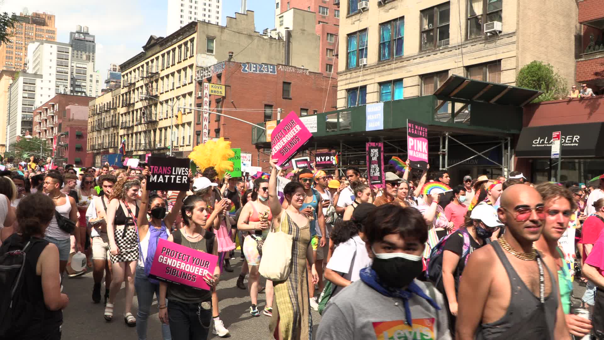 NYC: Queer Liberation March for Pride 2021
