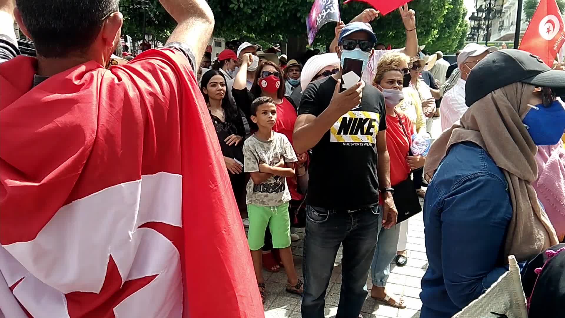 PDL Supporters Protest In Tunis