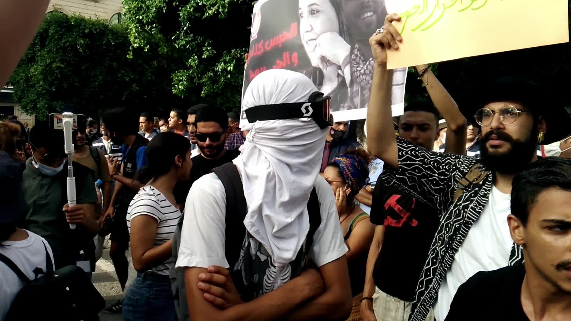 Protest Against Police Repression and Impunity In Tunis