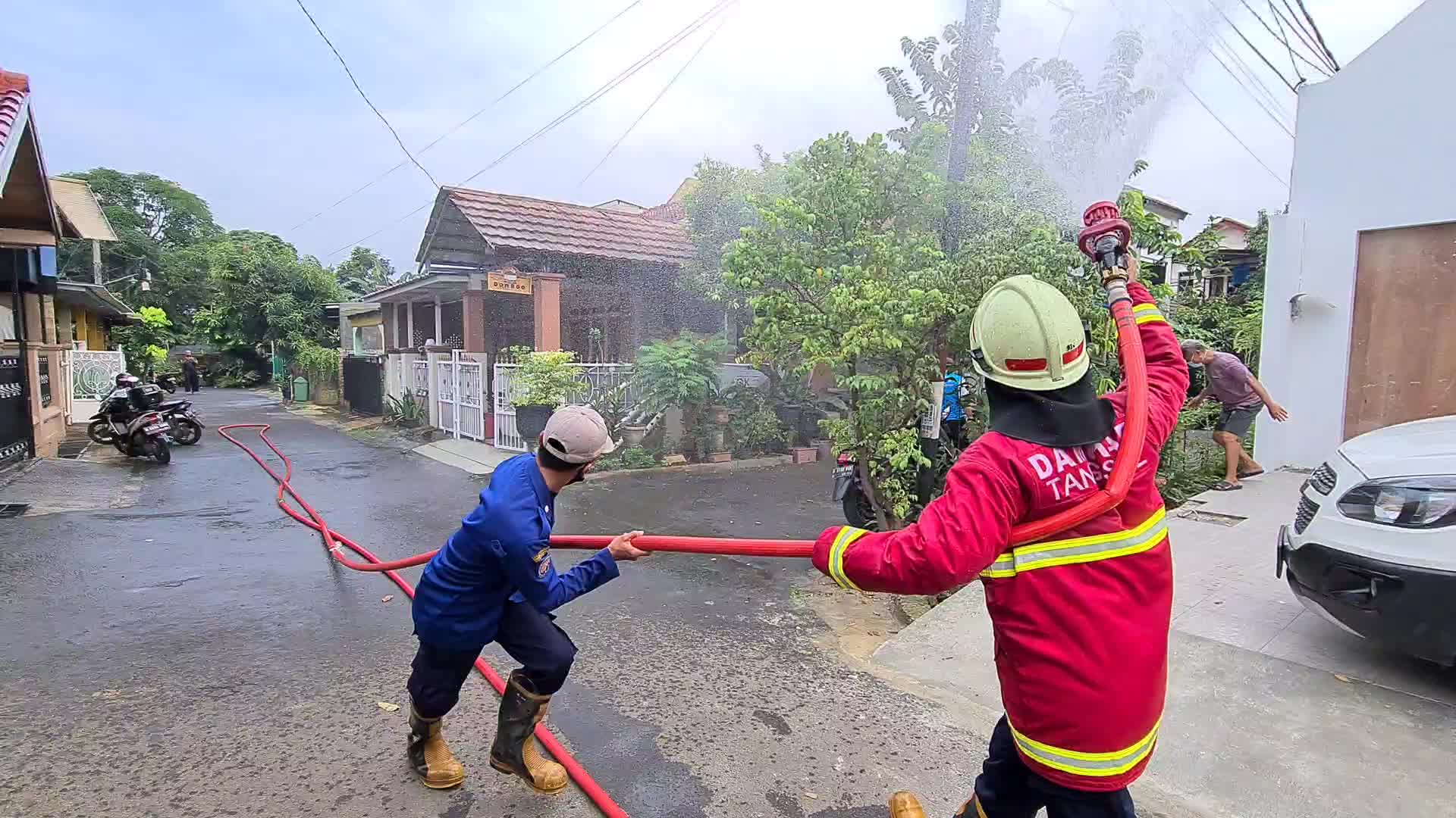  Mass disinfections to combat coronavirus in Indonesia