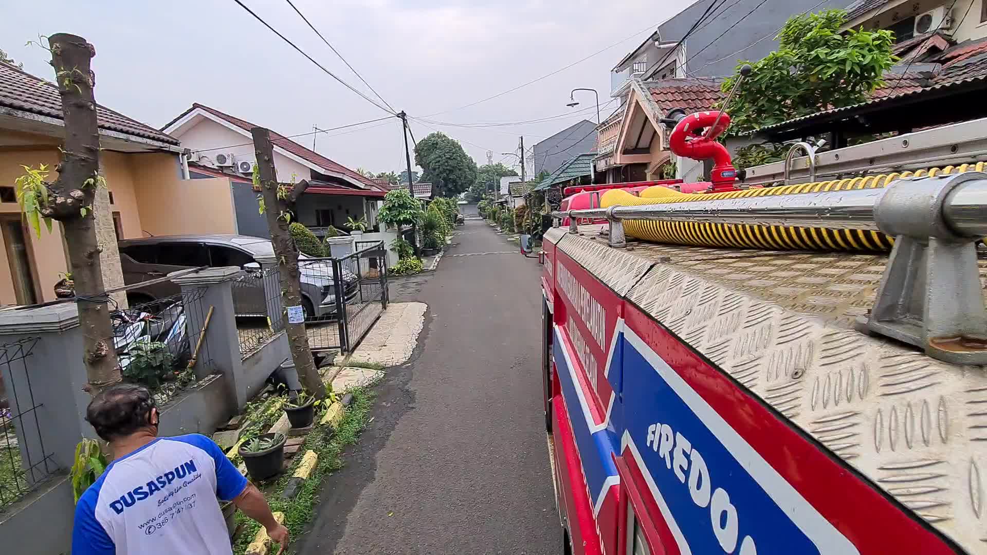  Mass disinfections to combat coronavirus in Indonesia
