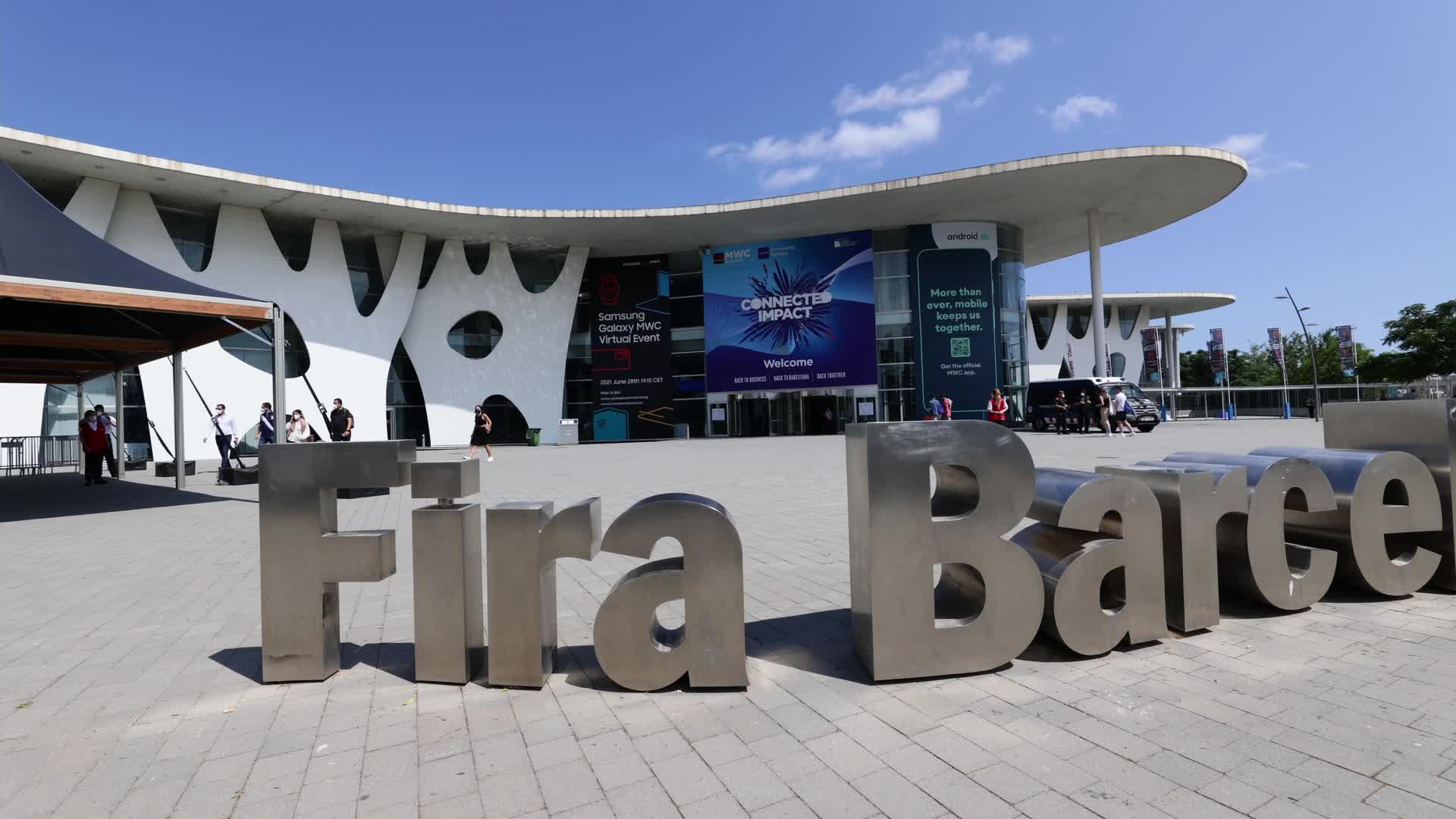 Mobile World Congress exterior ambience