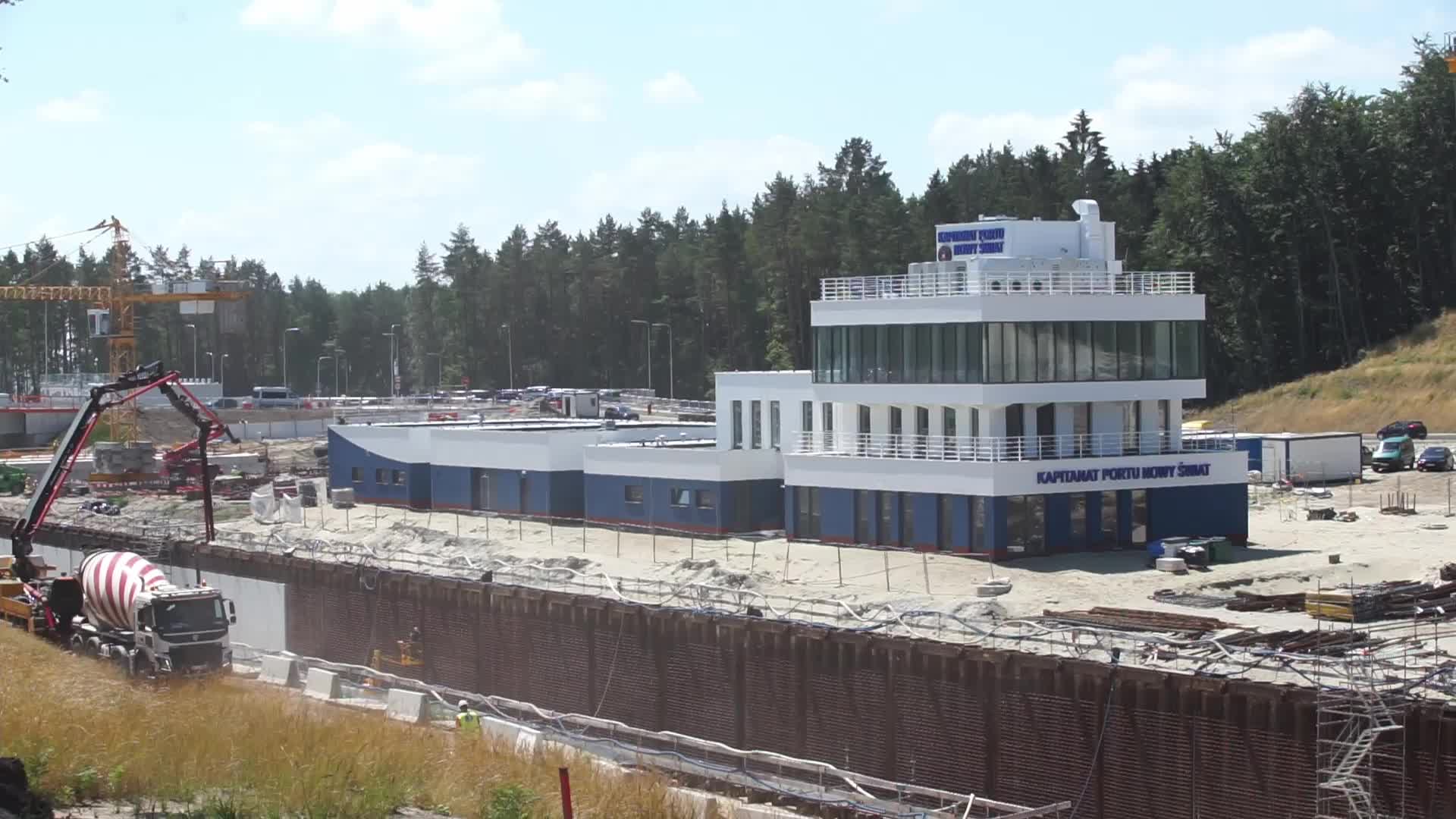 Vistula Spit Canal Construction Site In Poland