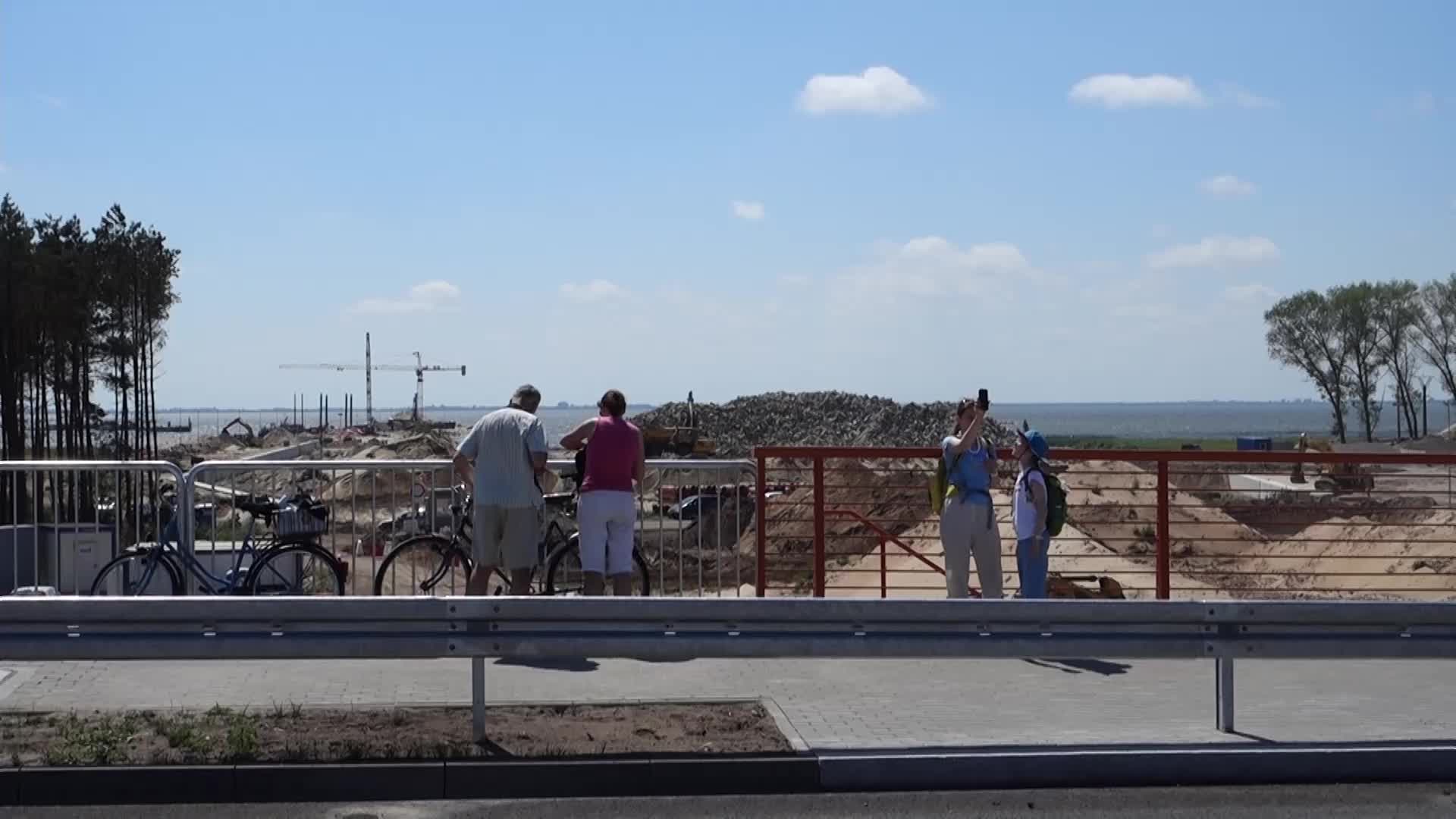 Vistula Spit Canal Construction Site In Poland