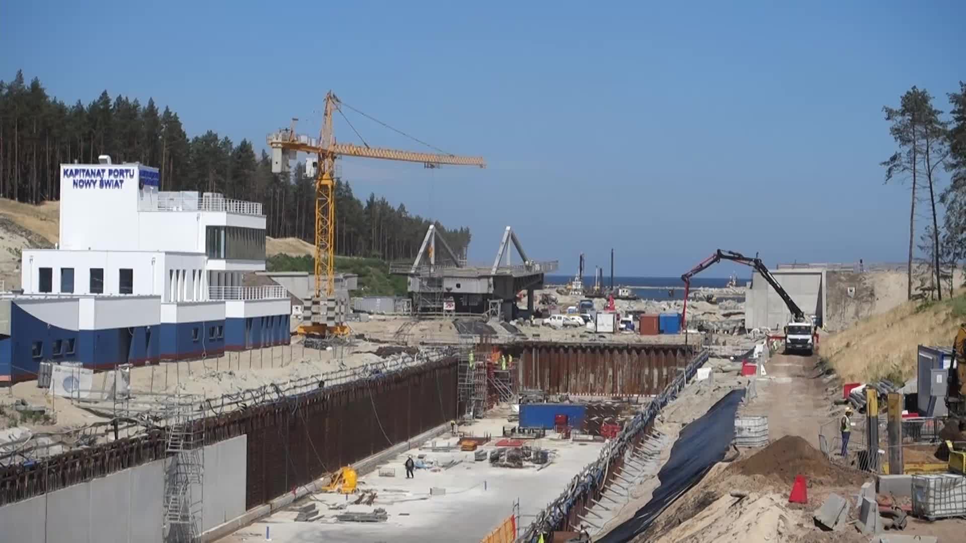 Vistula Spit Canal Construction Site In Poland