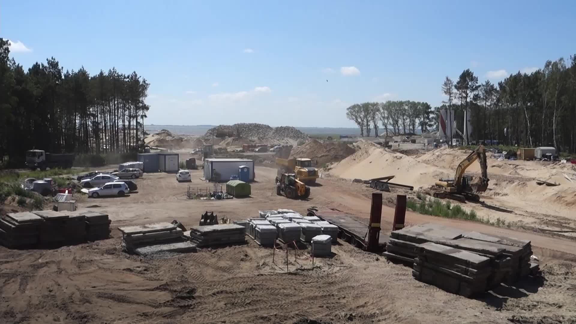 Vistula Spit Canal Construction Site In Poland