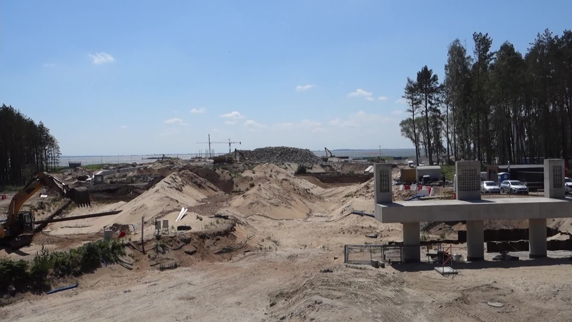 Vistula Spit Canal Construction Site In Poland