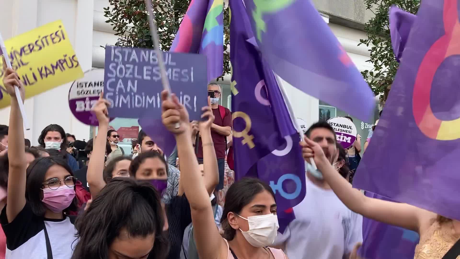 Protest Against Turkey's Withdrawal From Istanbul Convention