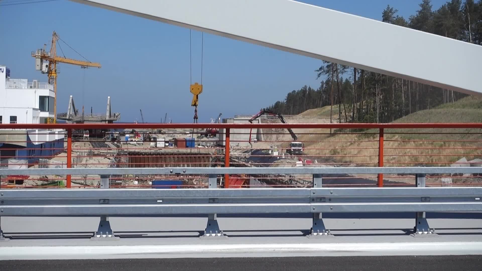 Vistula Spit Canal Construction Site In Poland