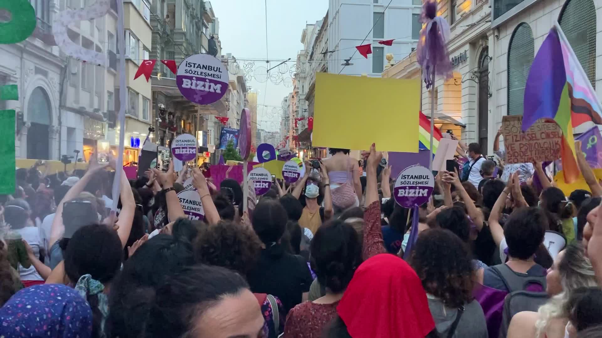 Protest Against Turkey's Withdrawal From Istanbul Convention