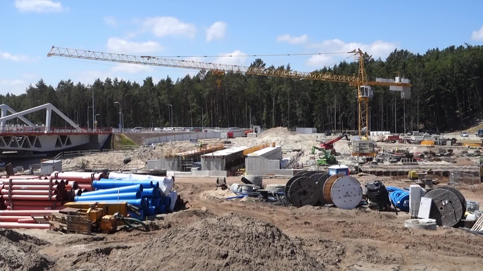 Vistula Spit Canal Construction Site In Poland