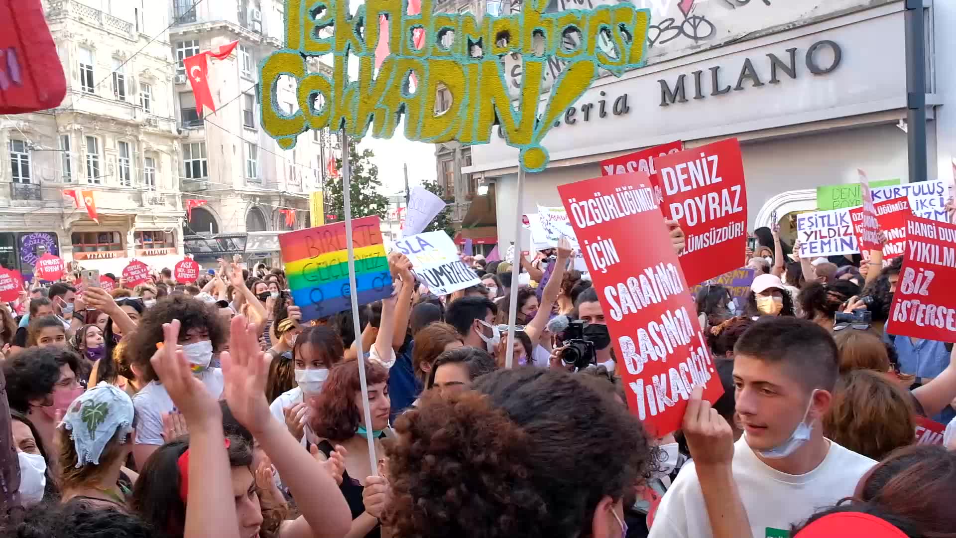 Protest Against Turkey's Withdrawal From Istanbul Convention