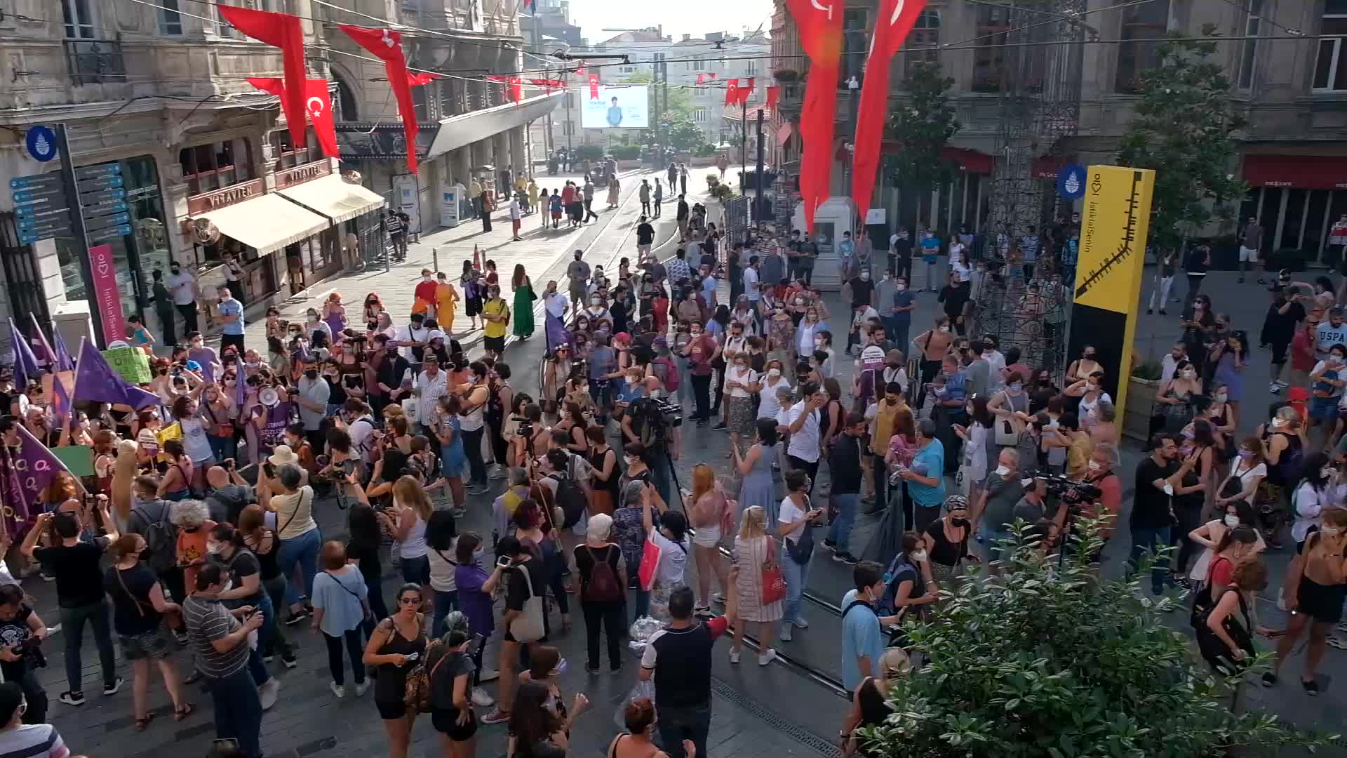 Protest Against Turkey's Withdrawal From Istanbul Convention