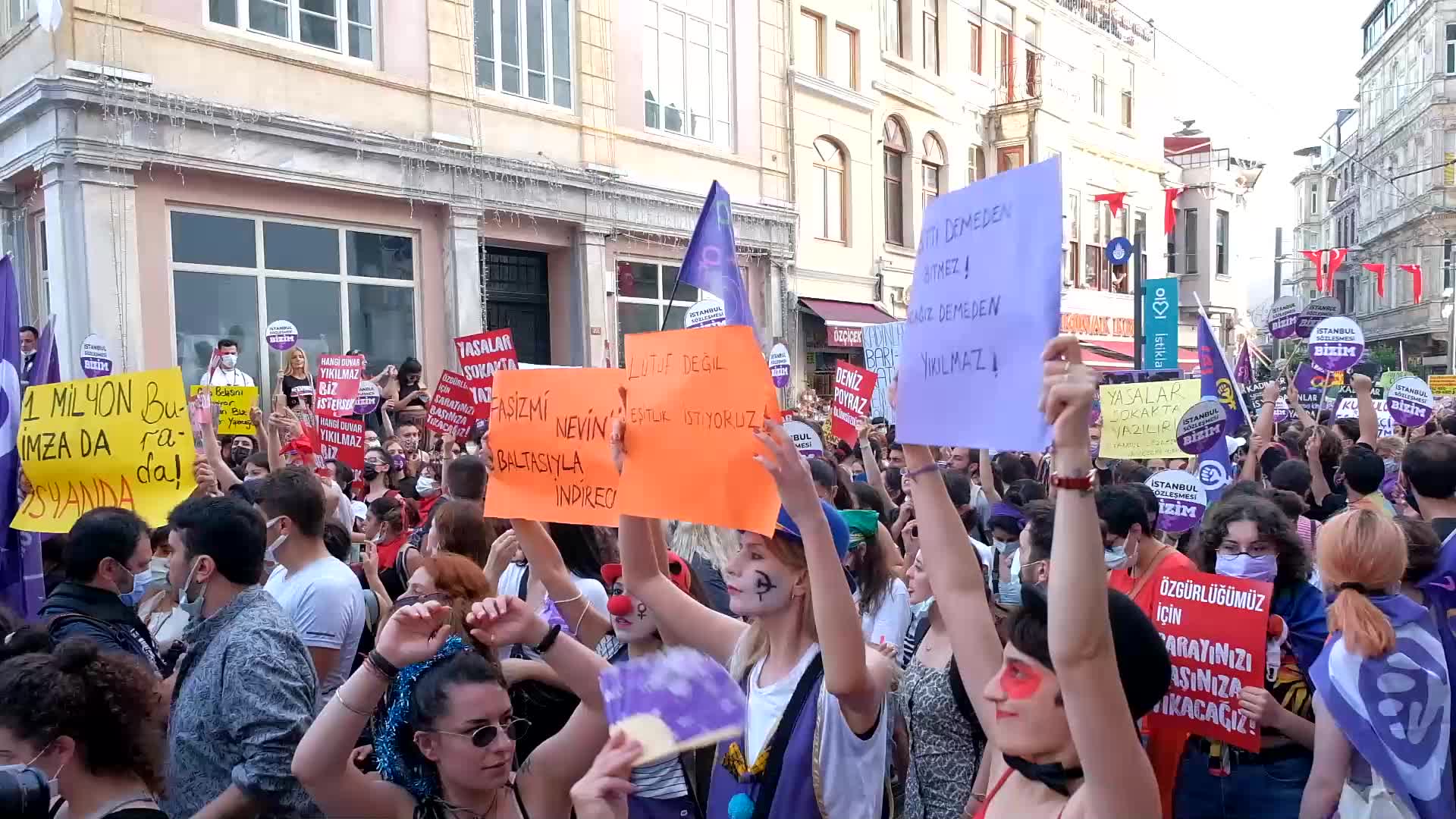 Protest Against Turkey's Withdrawal From Istanbul Convention