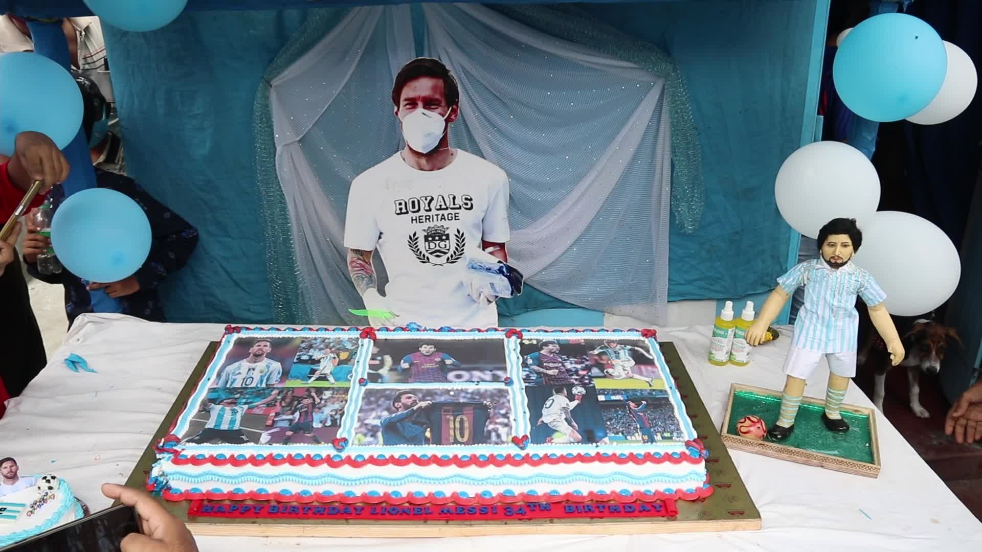 India celebrates the 34th birthday of Lionel Messi