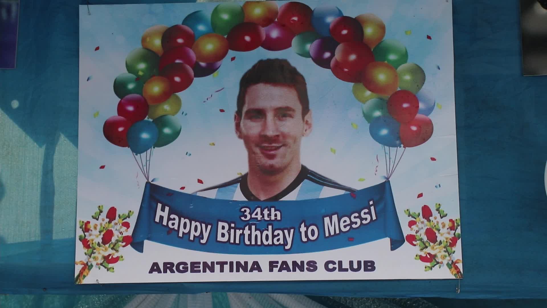 India celebrates the 34th birthday of Lionel Messi
