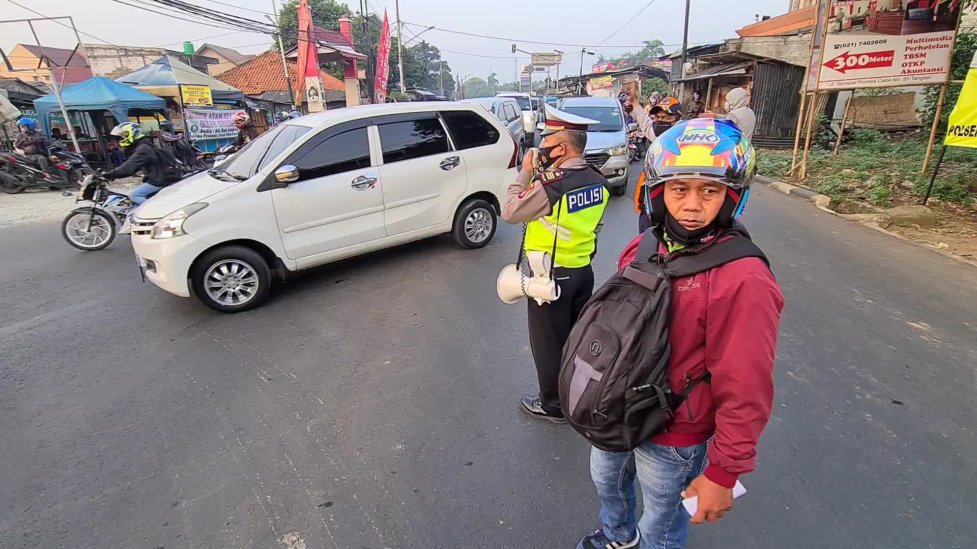 Enforcement of Restrictions on Community Activities that cause crowds in Indonesia