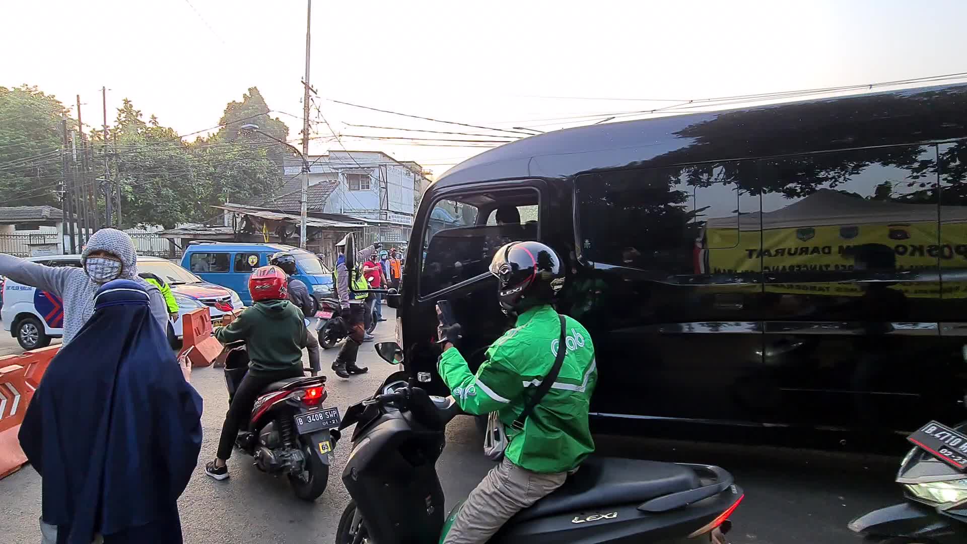 Enforcement of Restrictions on Community Activities that cause crowds in Indonesia