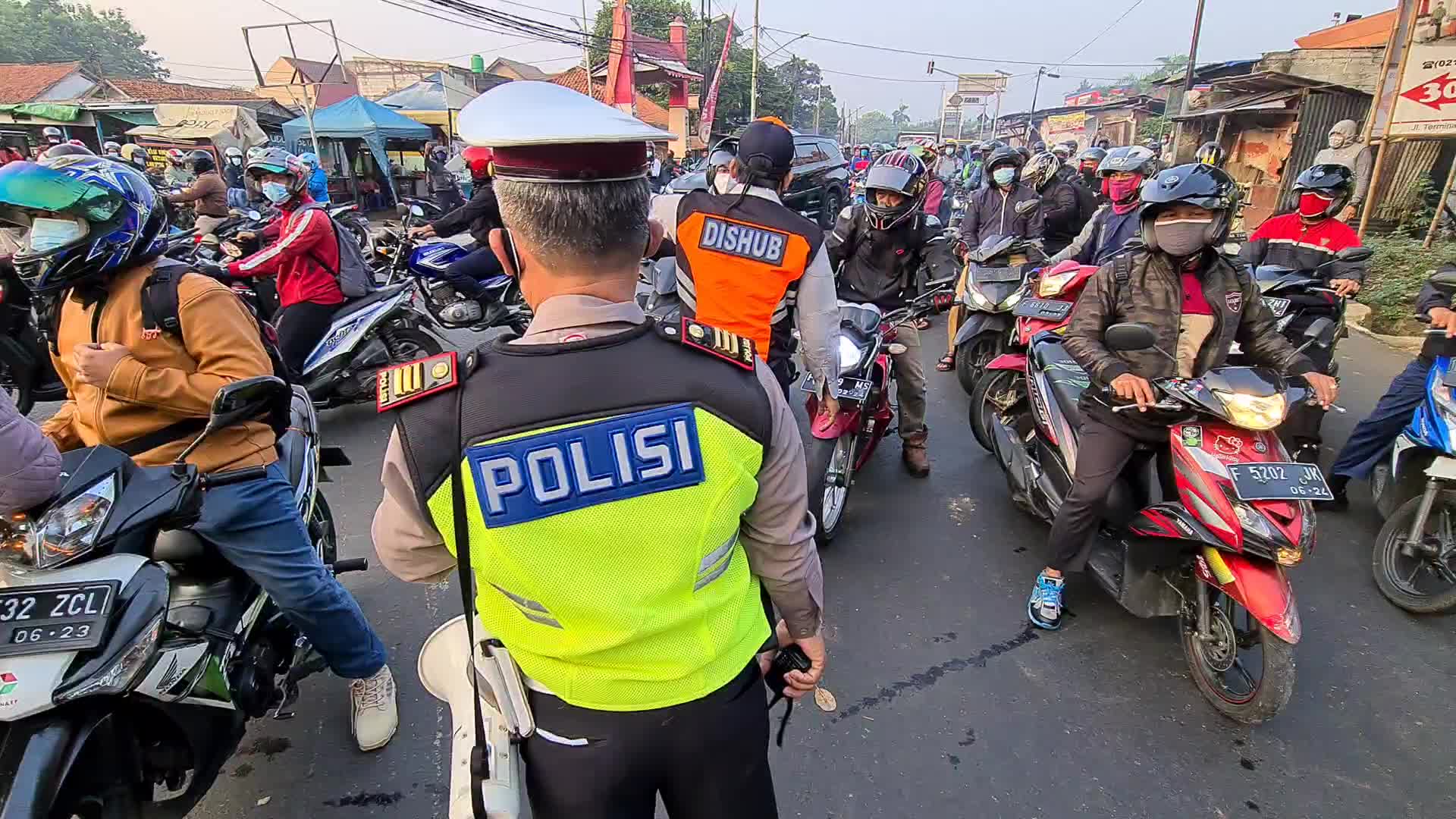 Enforcement of Restrictions on Community Activities that cause crowds in Indonesia
