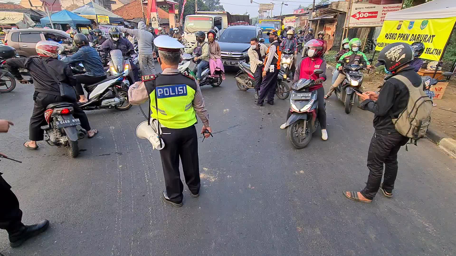 Enforcement of Restrictions on Community Activities that cause crowds in Indonesia