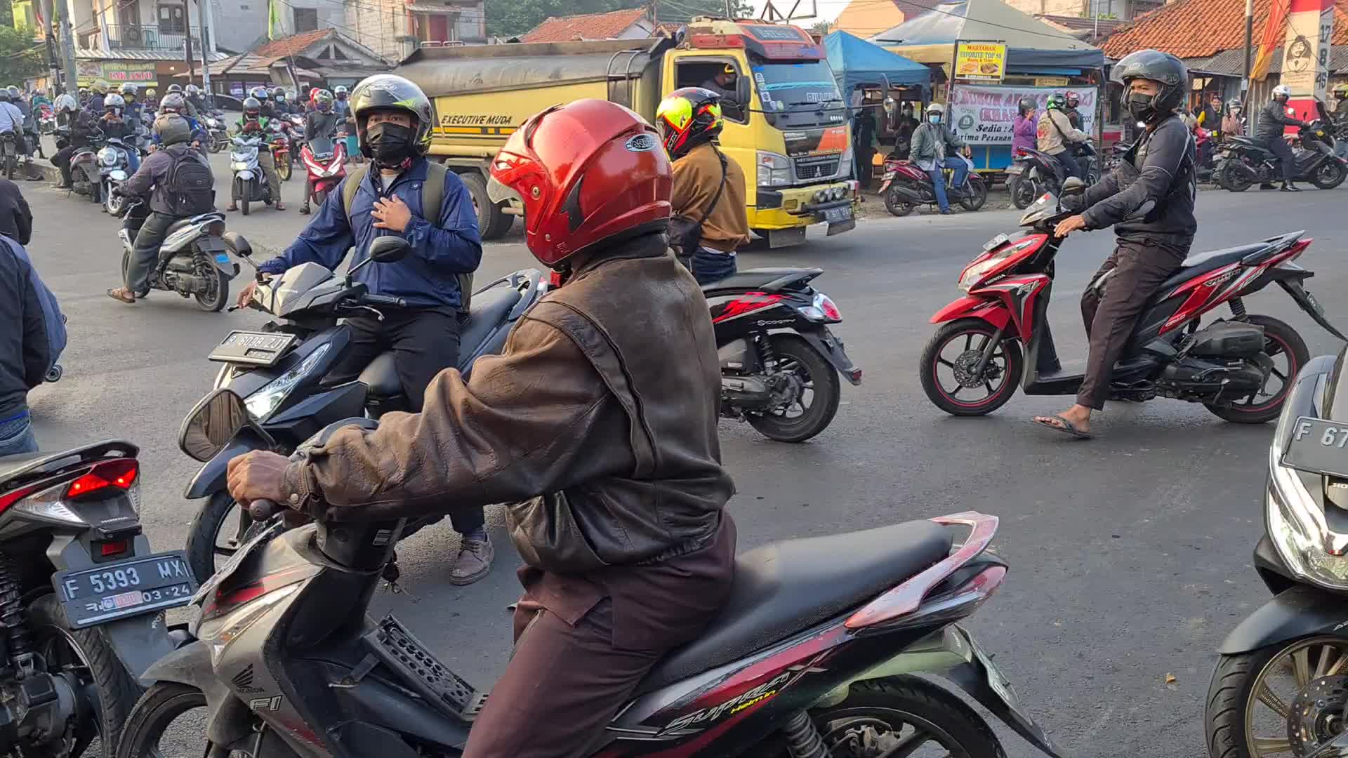 Enforcement of Restrictions on Community Activities that cause crowds in Indonesia