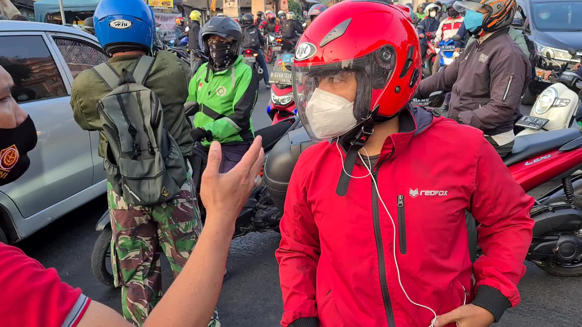 Enforcement of Restrictions on Community Activities that cause crowds in Indonesia