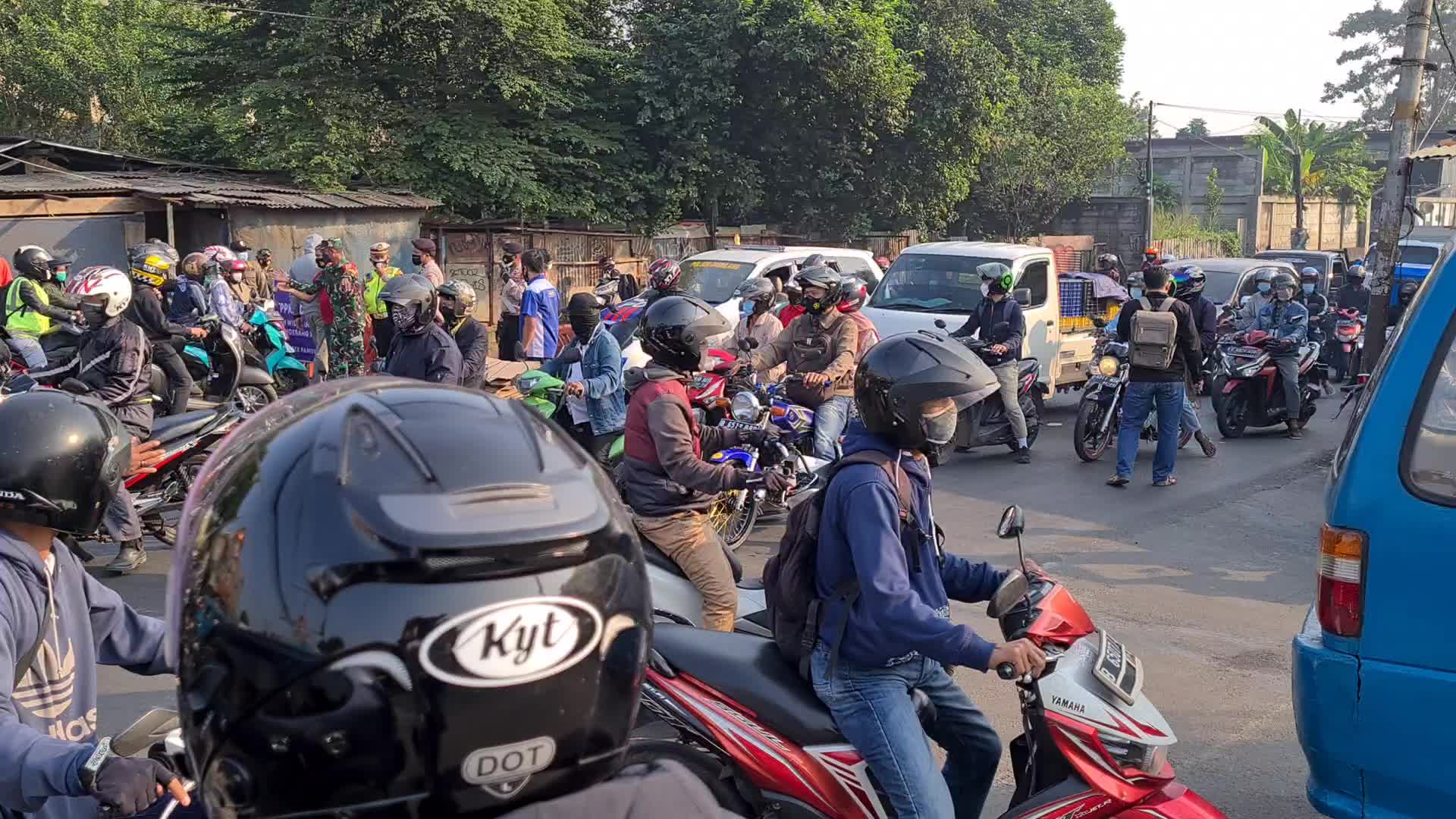 Enforcement of Restrictions on Community Activities that cause crowds in Indonesia