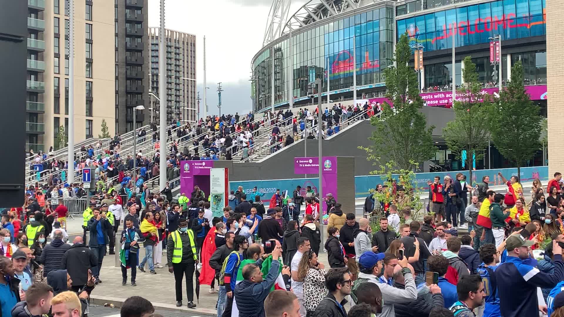 Italy Play Spain In UEFA Euro 2020 Semi-Final Match At Wembley Stadium
