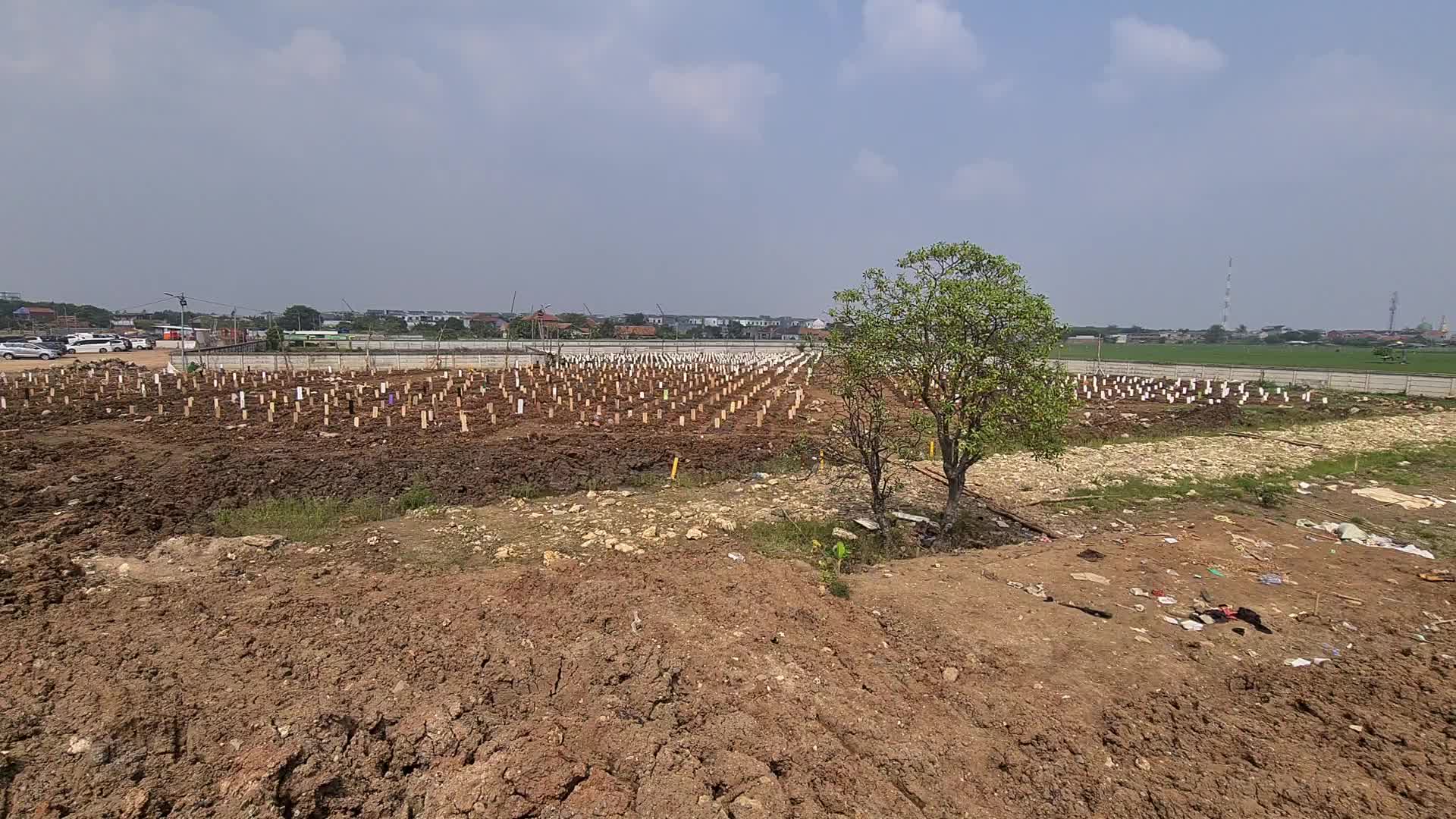 Covid-19 Cemetery in Indonesia