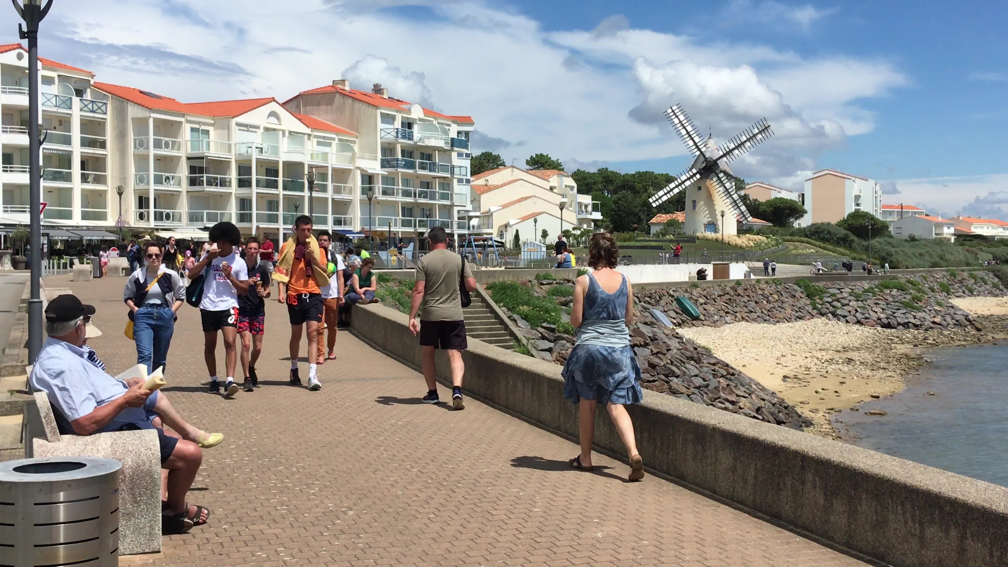 First day of summer vacation in France