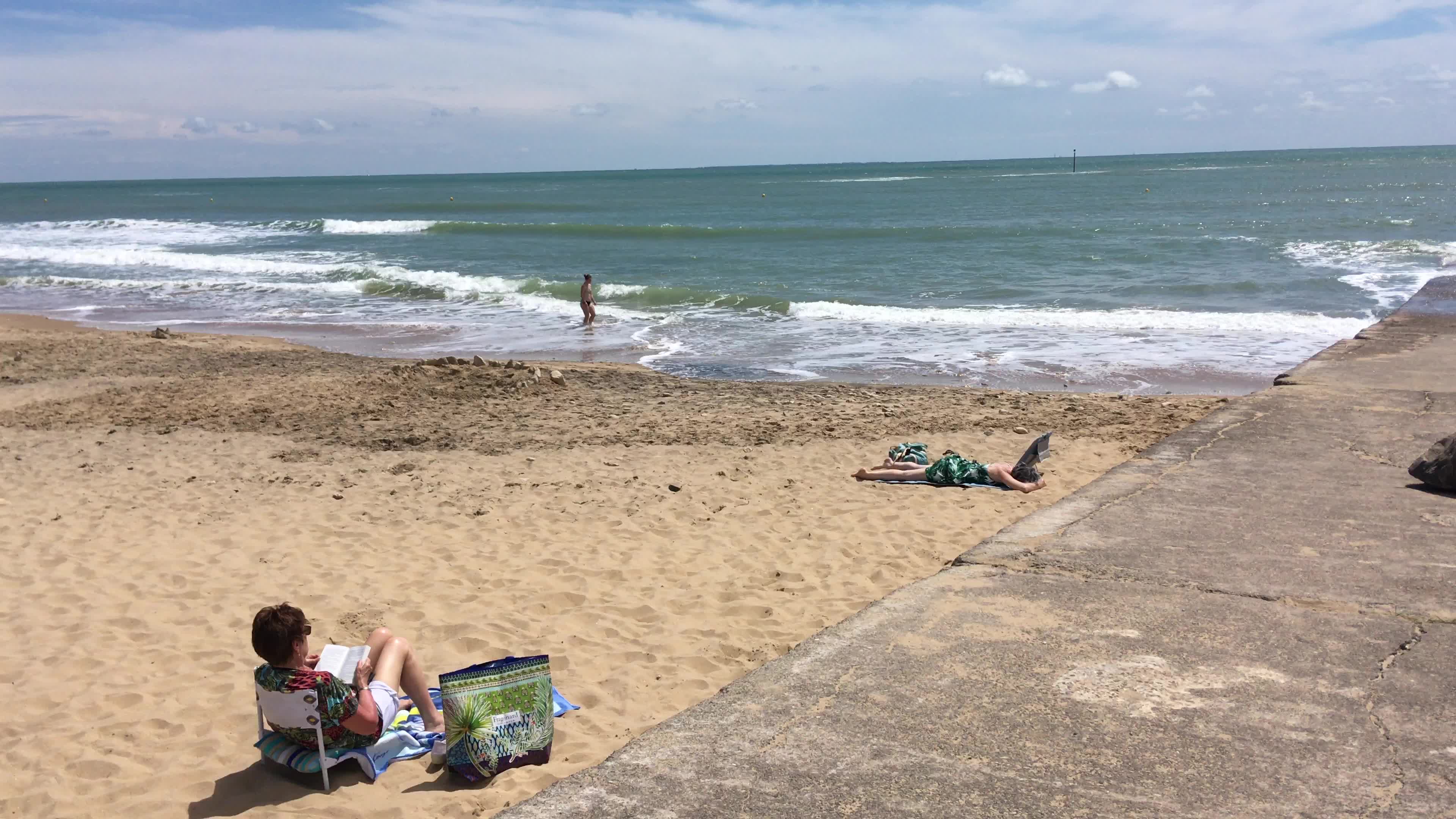 First day of summer vacation in France
