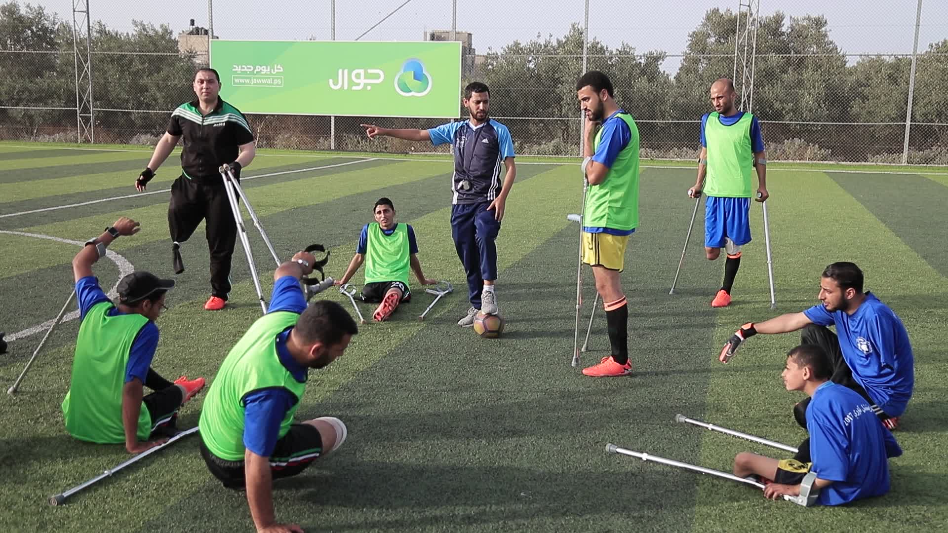  Amputee football in Gaza, Palestine