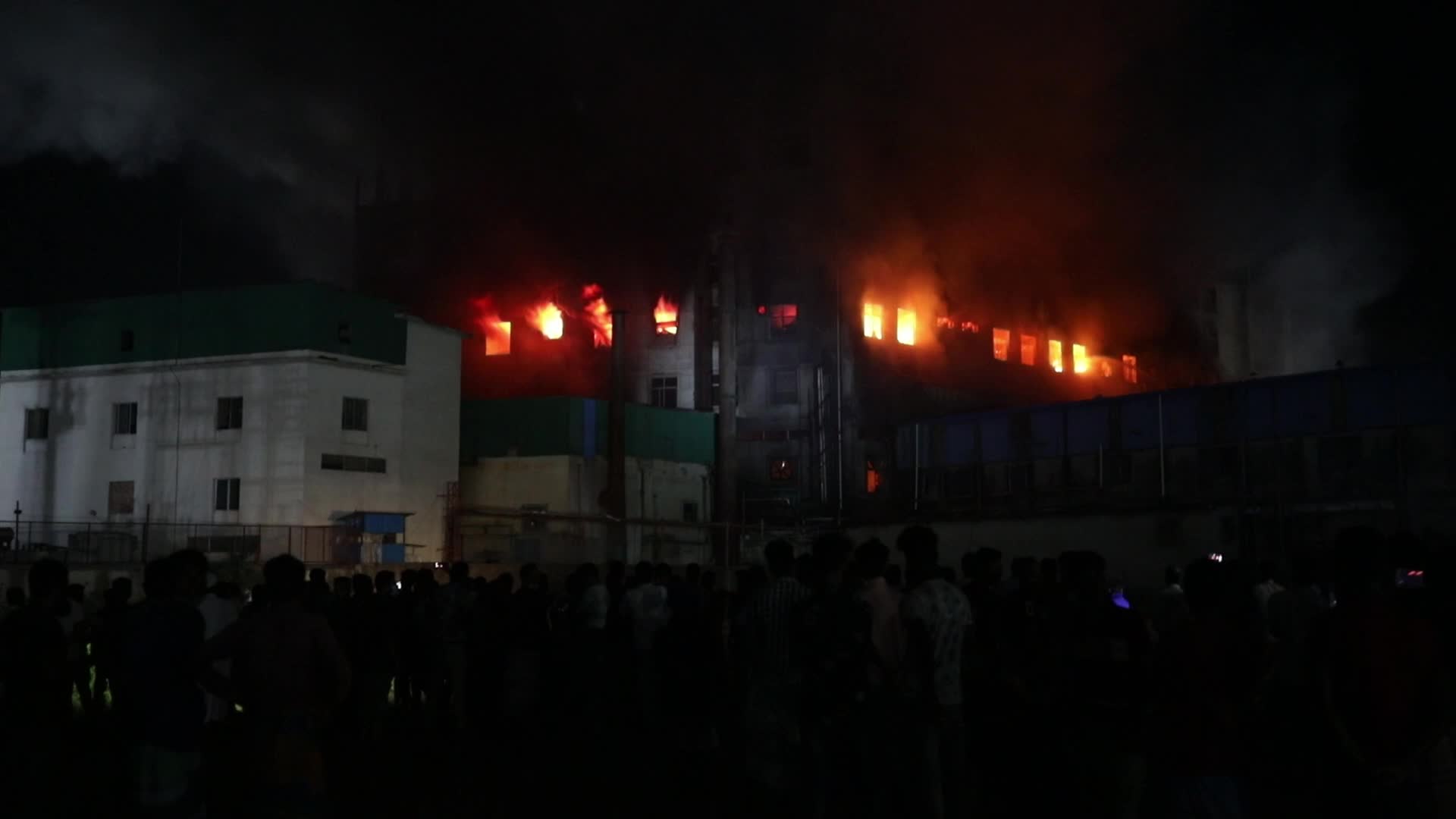 Factory Fire In Dhaka